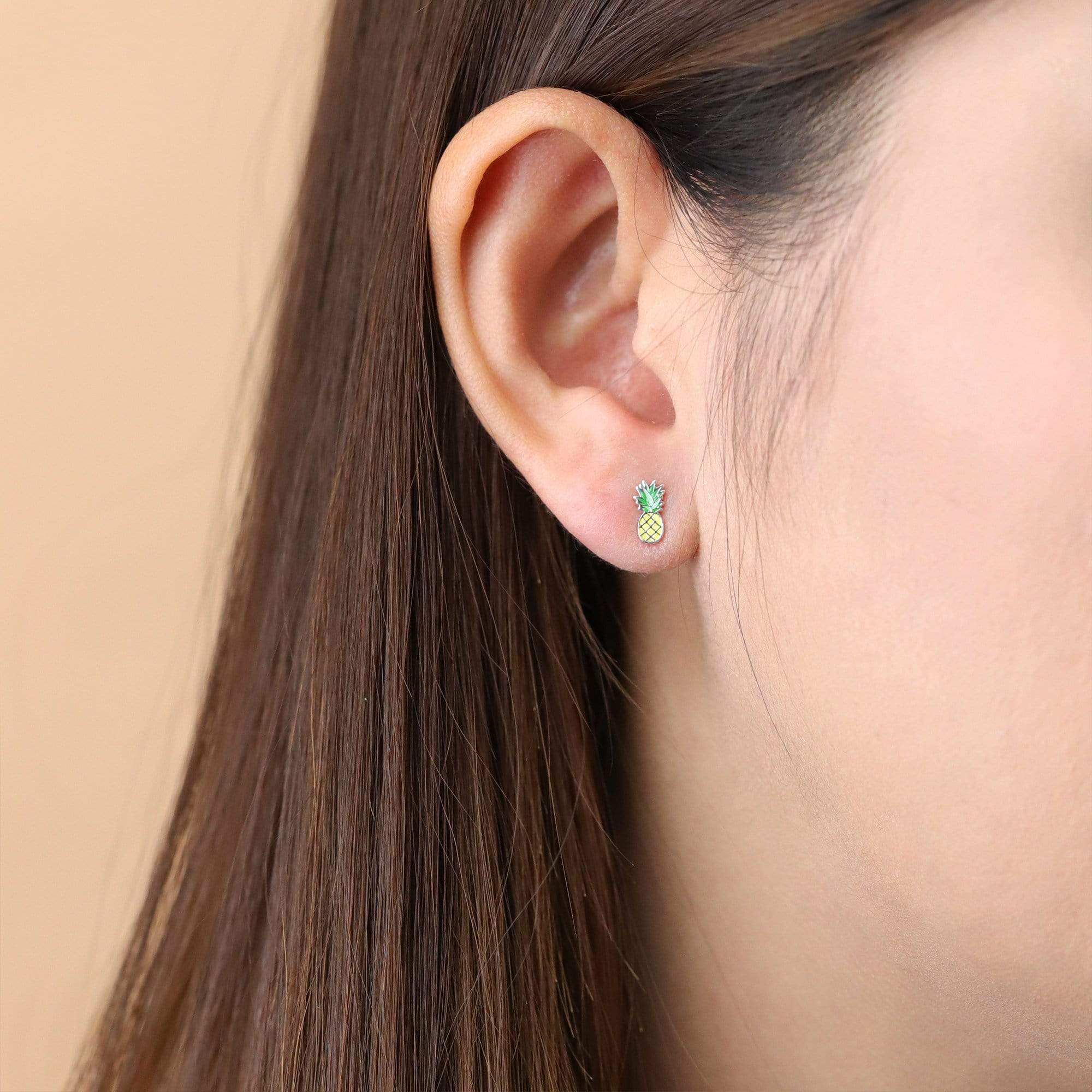 Pineapple Stud Earrings - Image 3