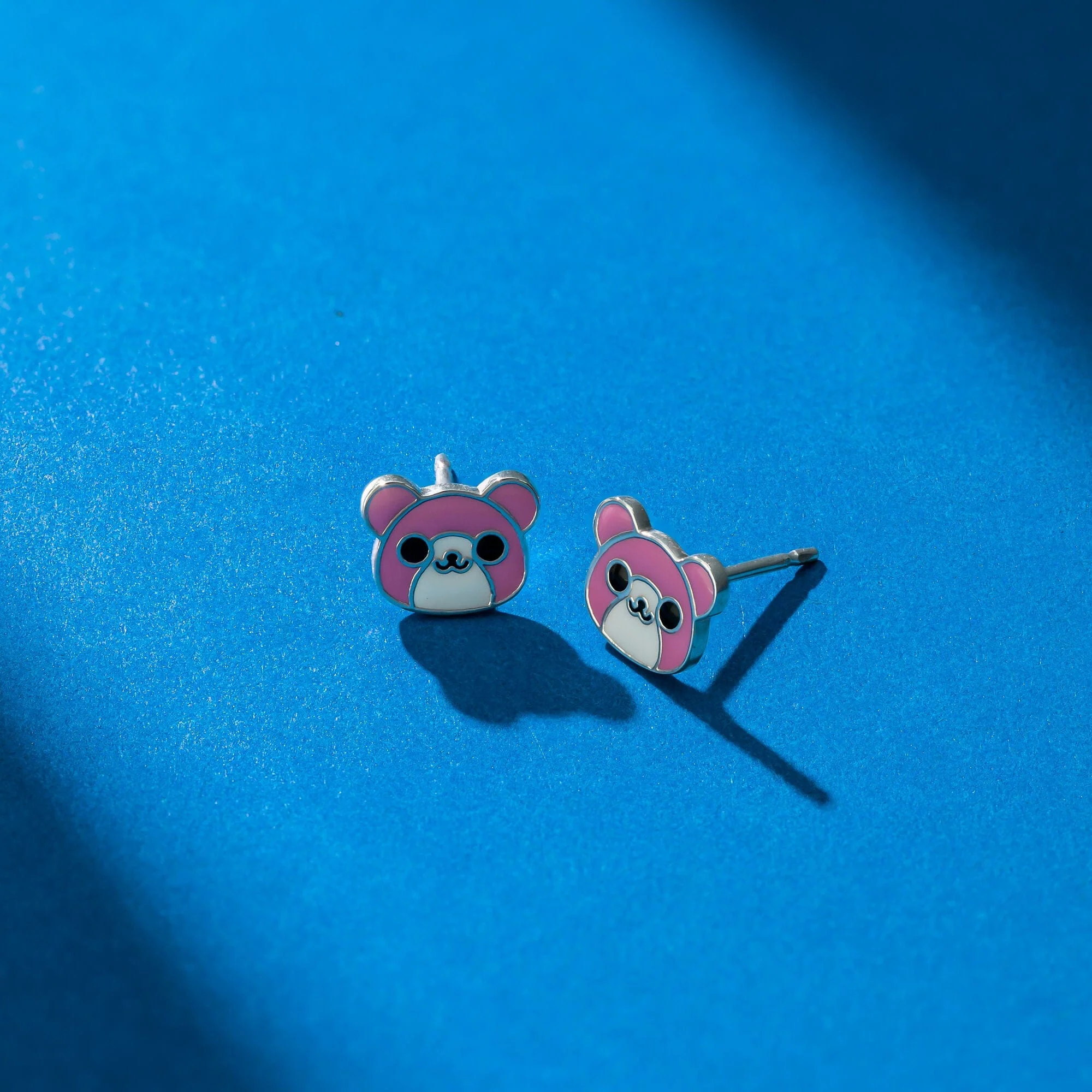 Pink Bear Earring Studs - Image 3