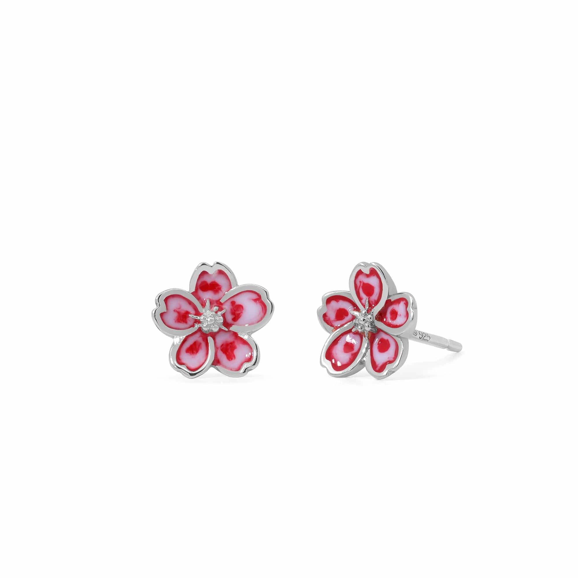 Pink Cherry Blossom Studs