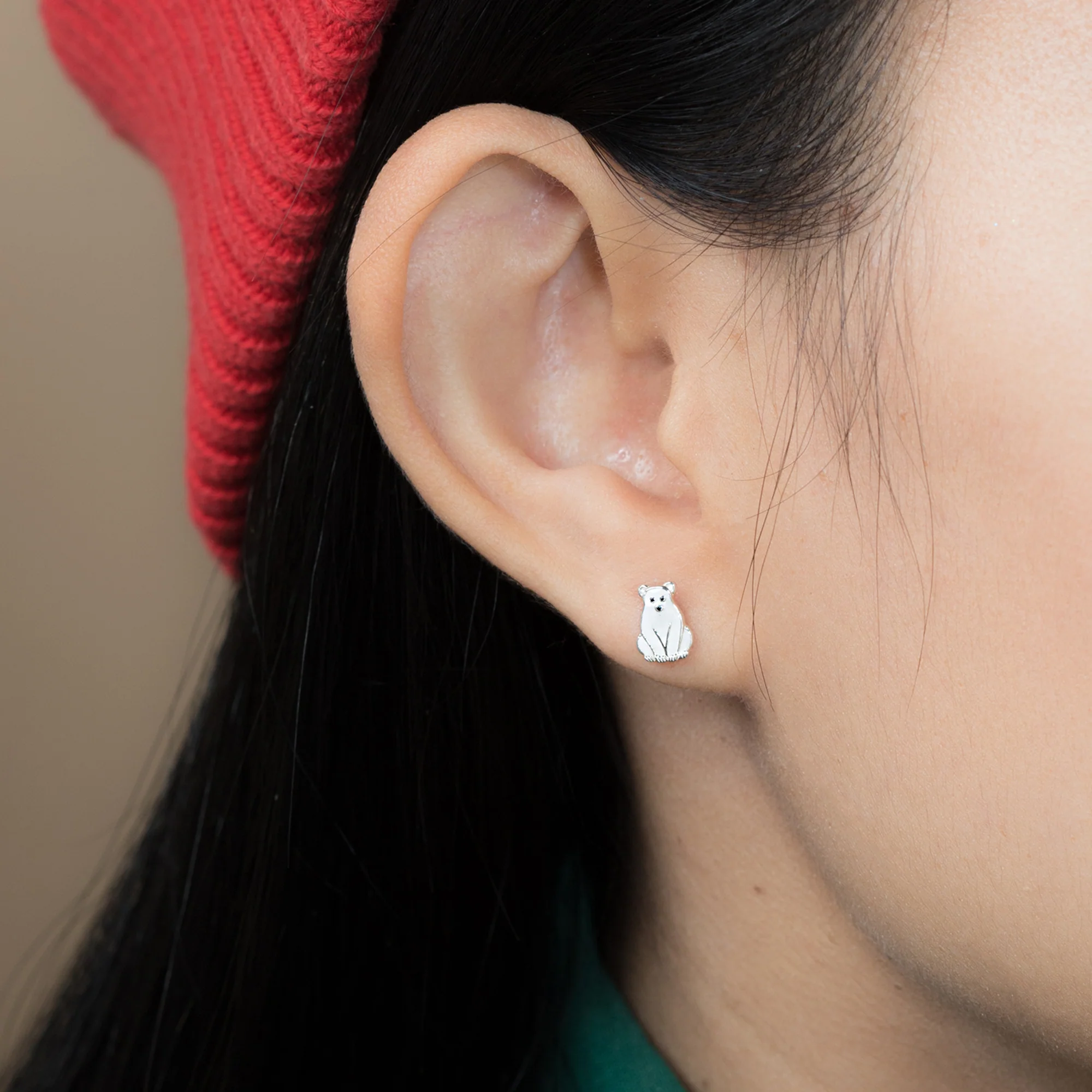 Polar Bear Studs - Image 2