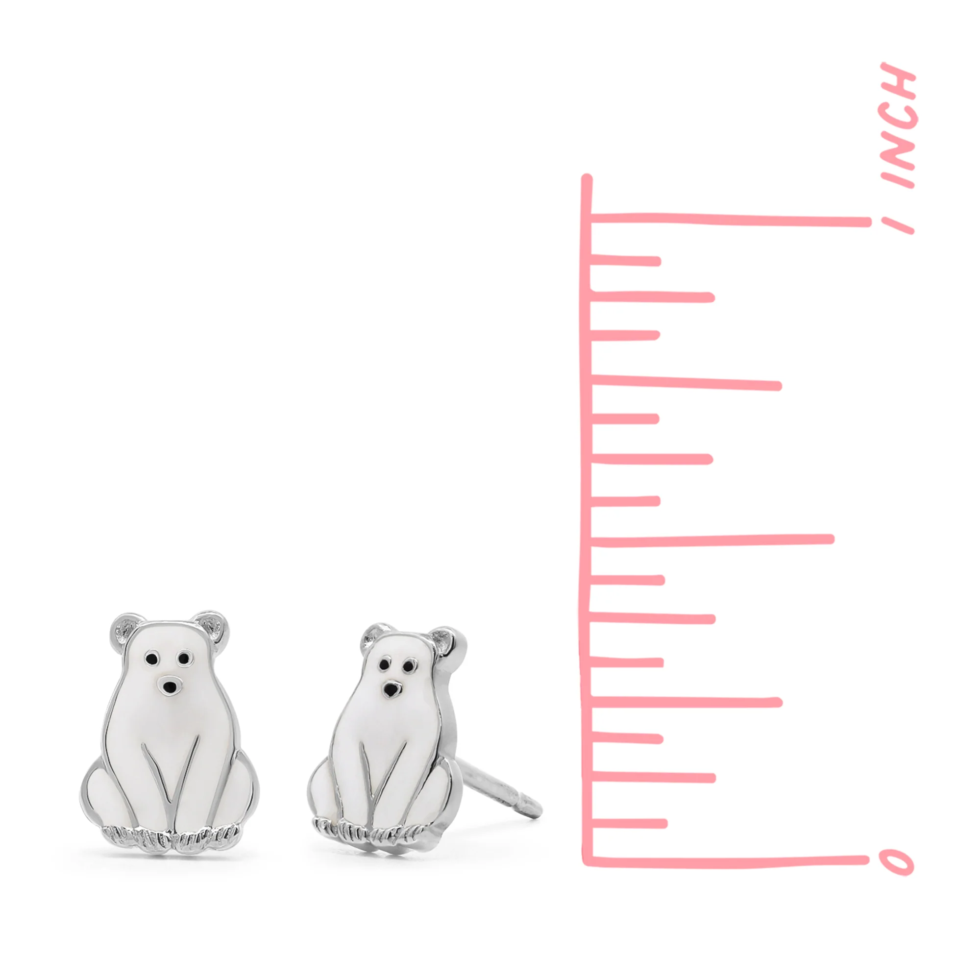 Polar Bear Studs - Image 4