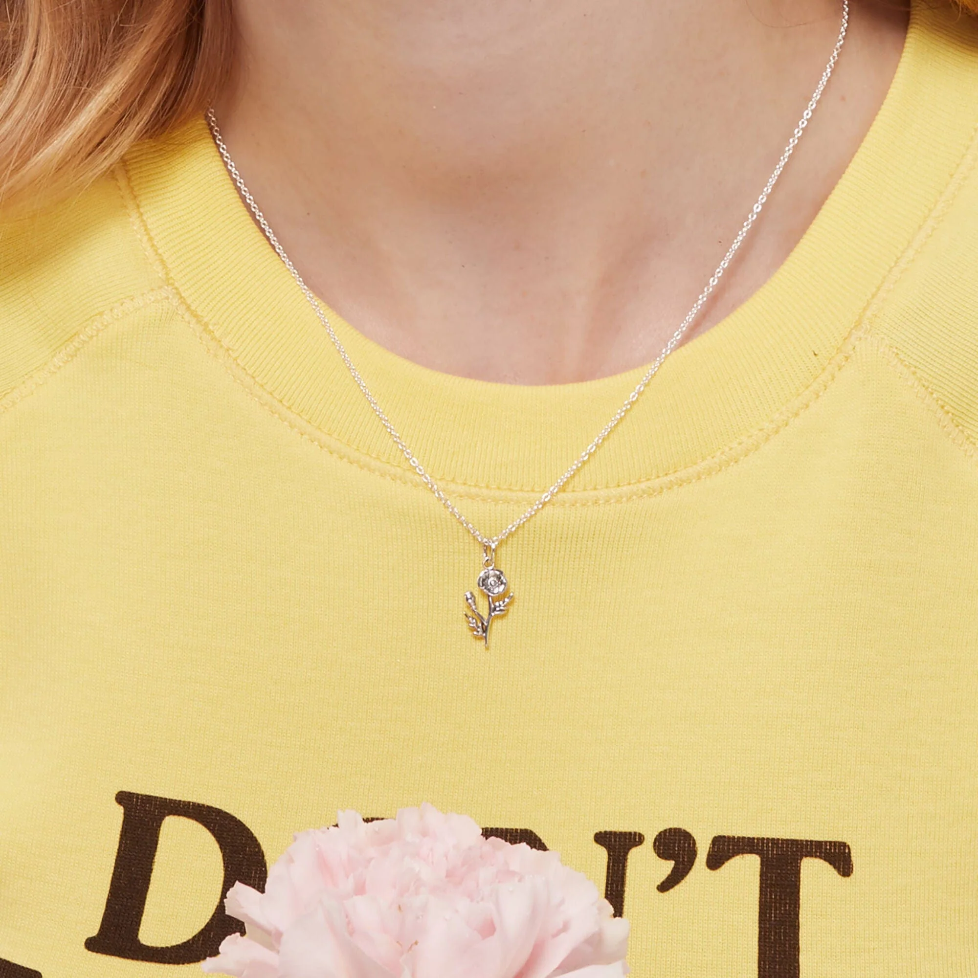 Poppy Flower Necklace - Image 2