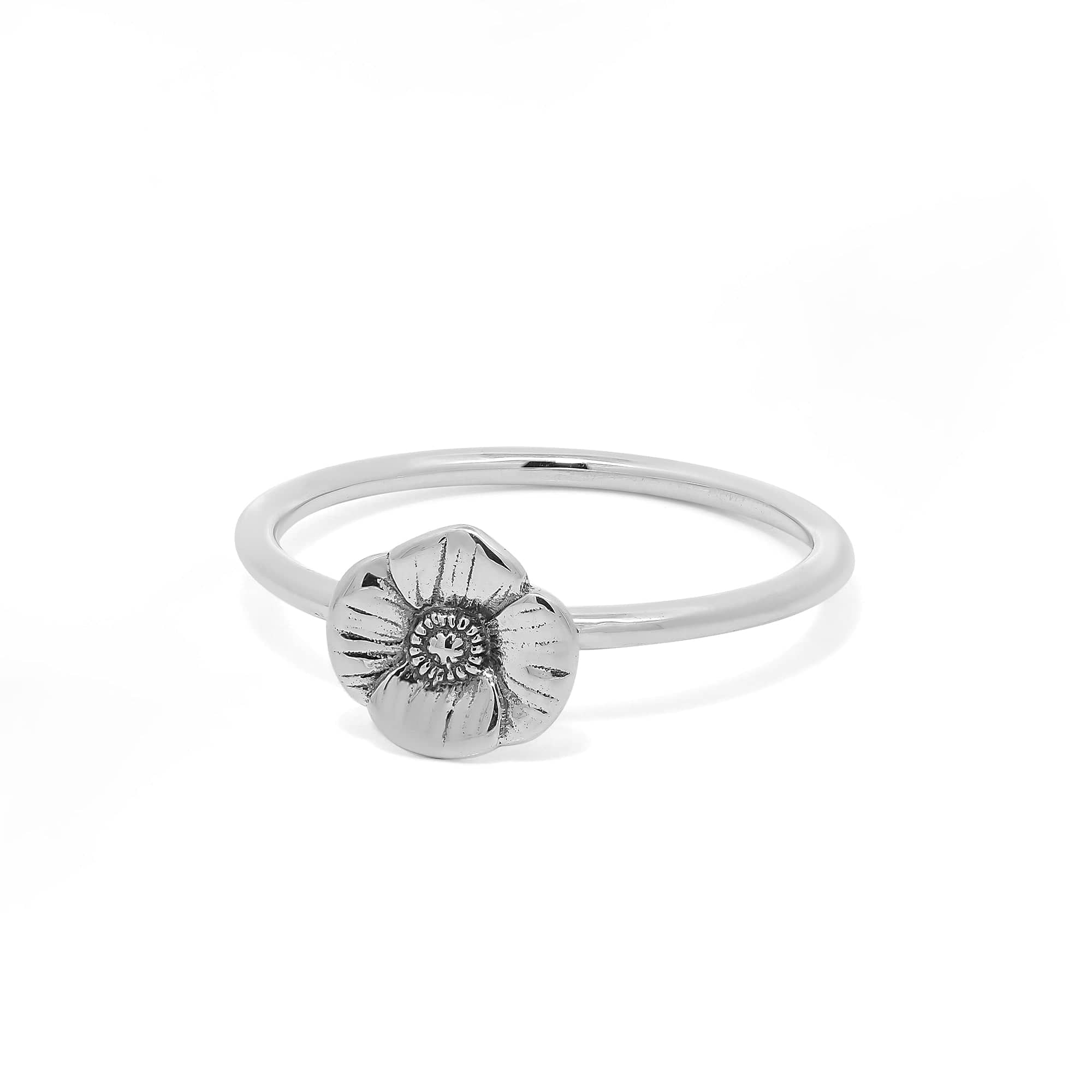 Poppy Flower Ring