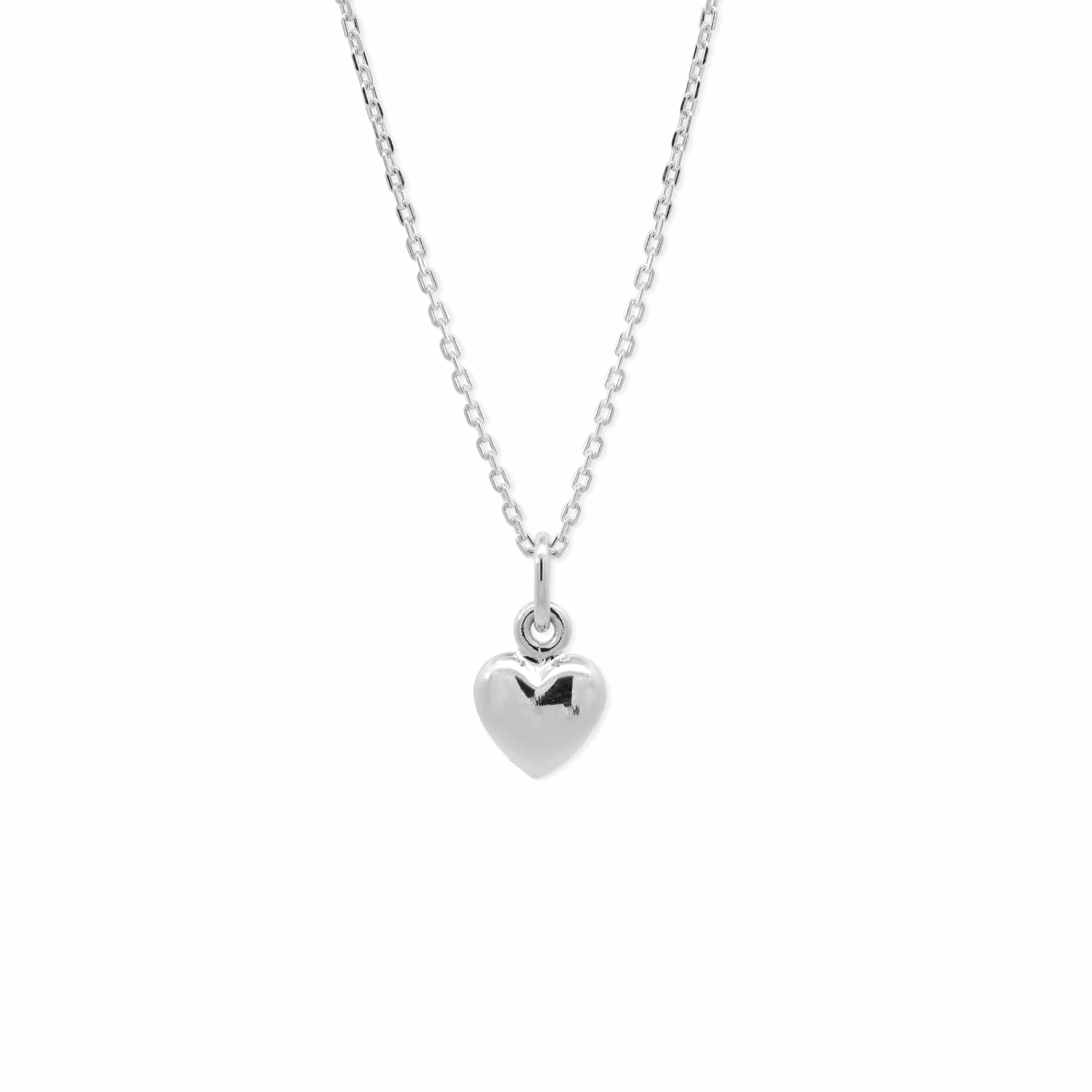 Puffy Heart Pendant Necklace