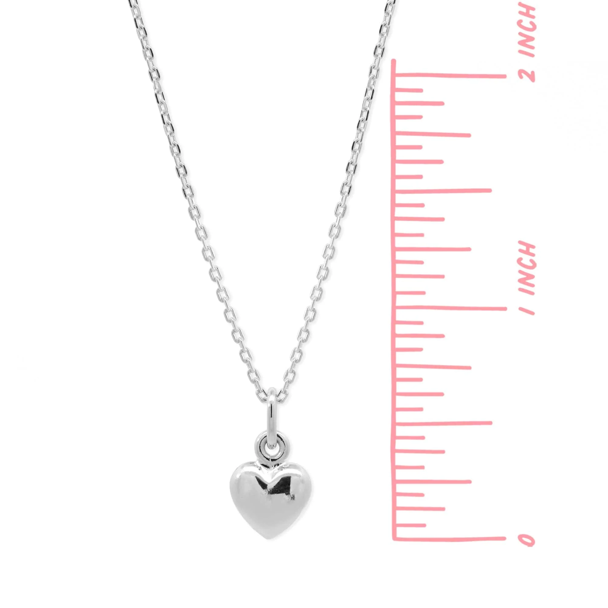 Puffy Heart Pendant Necklace - Image 4