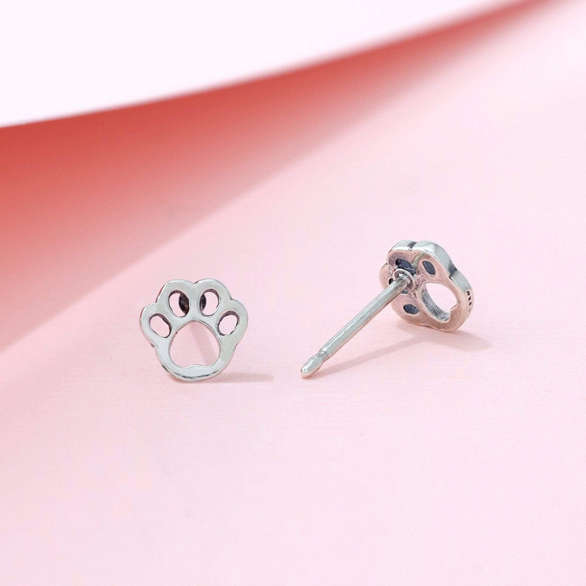 Puppy Dog Paw Stud Earrings - Image 3