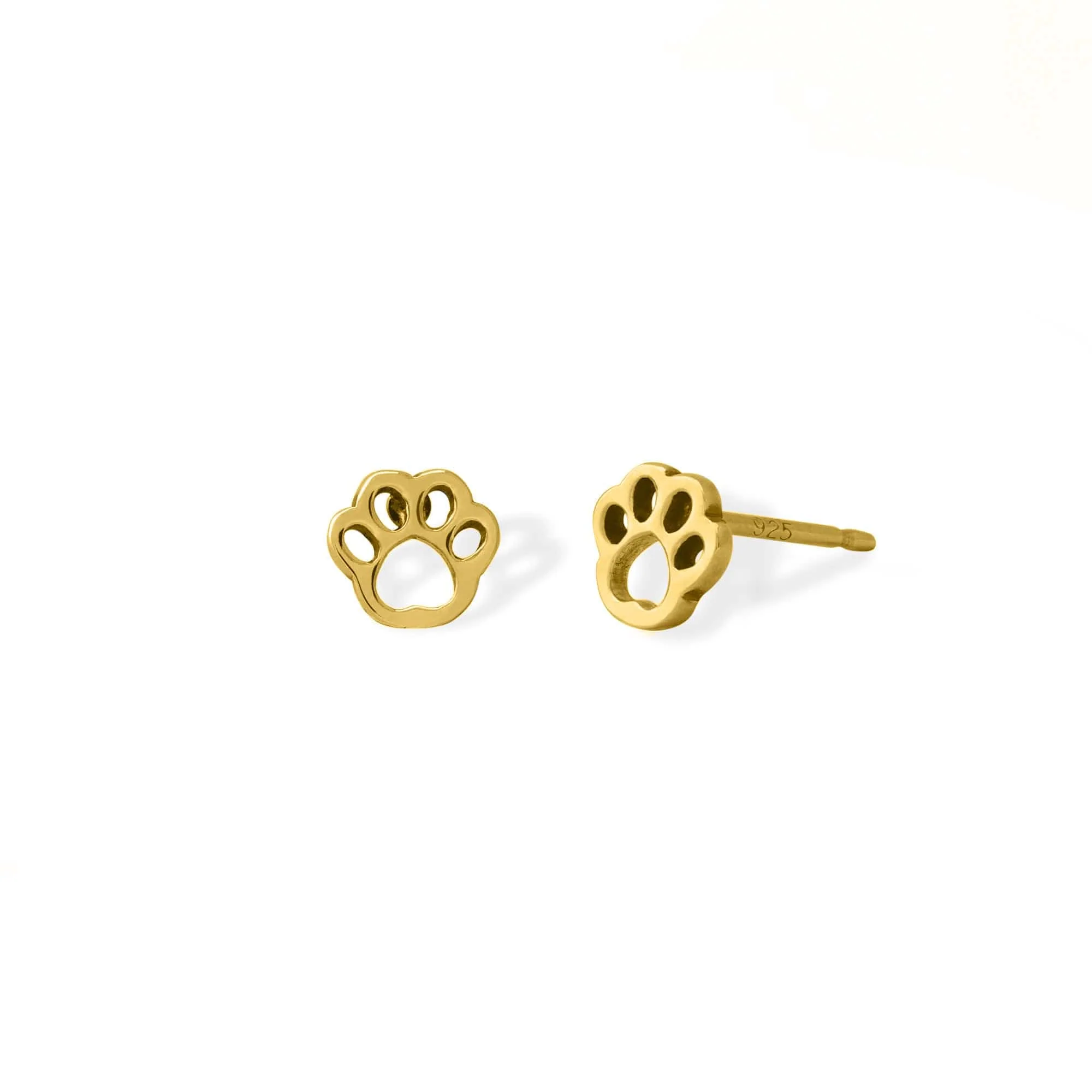 Puppy Dog Paw Stud Earrings - Image 4