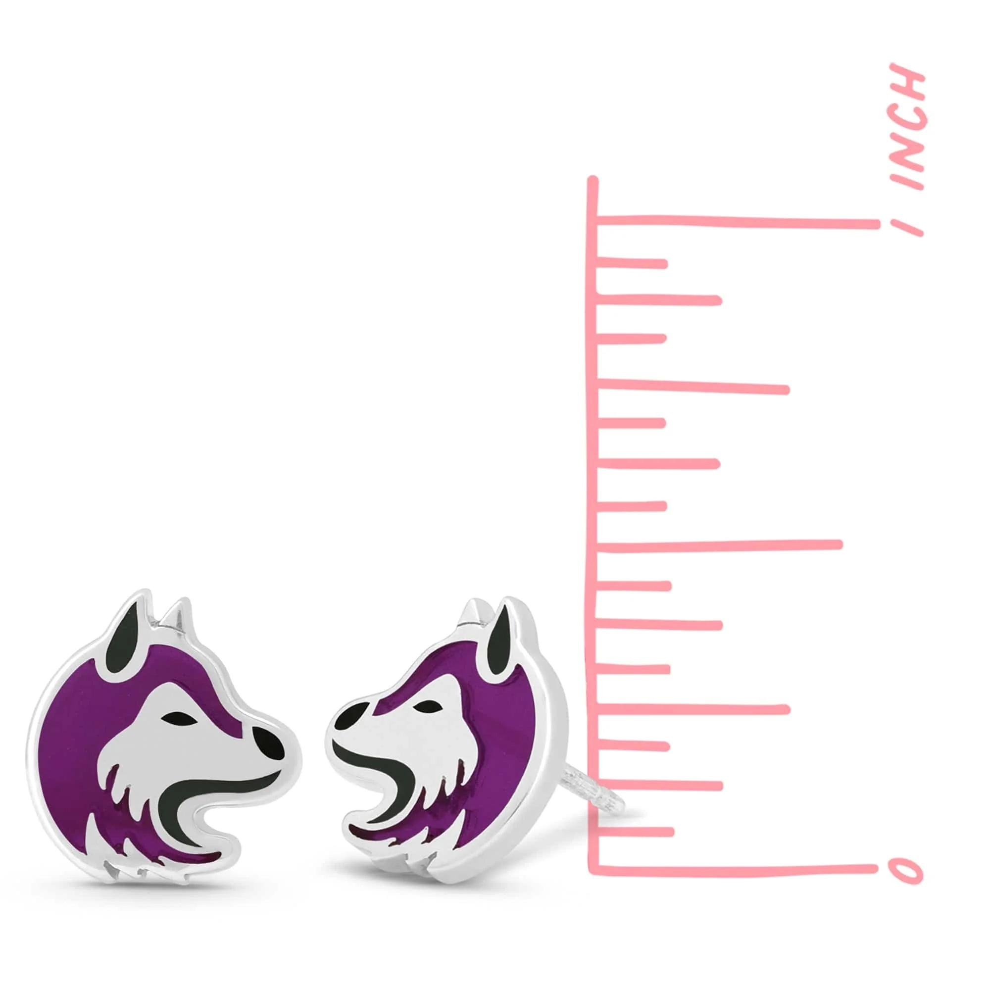 Purple Husky Studs - Image 3