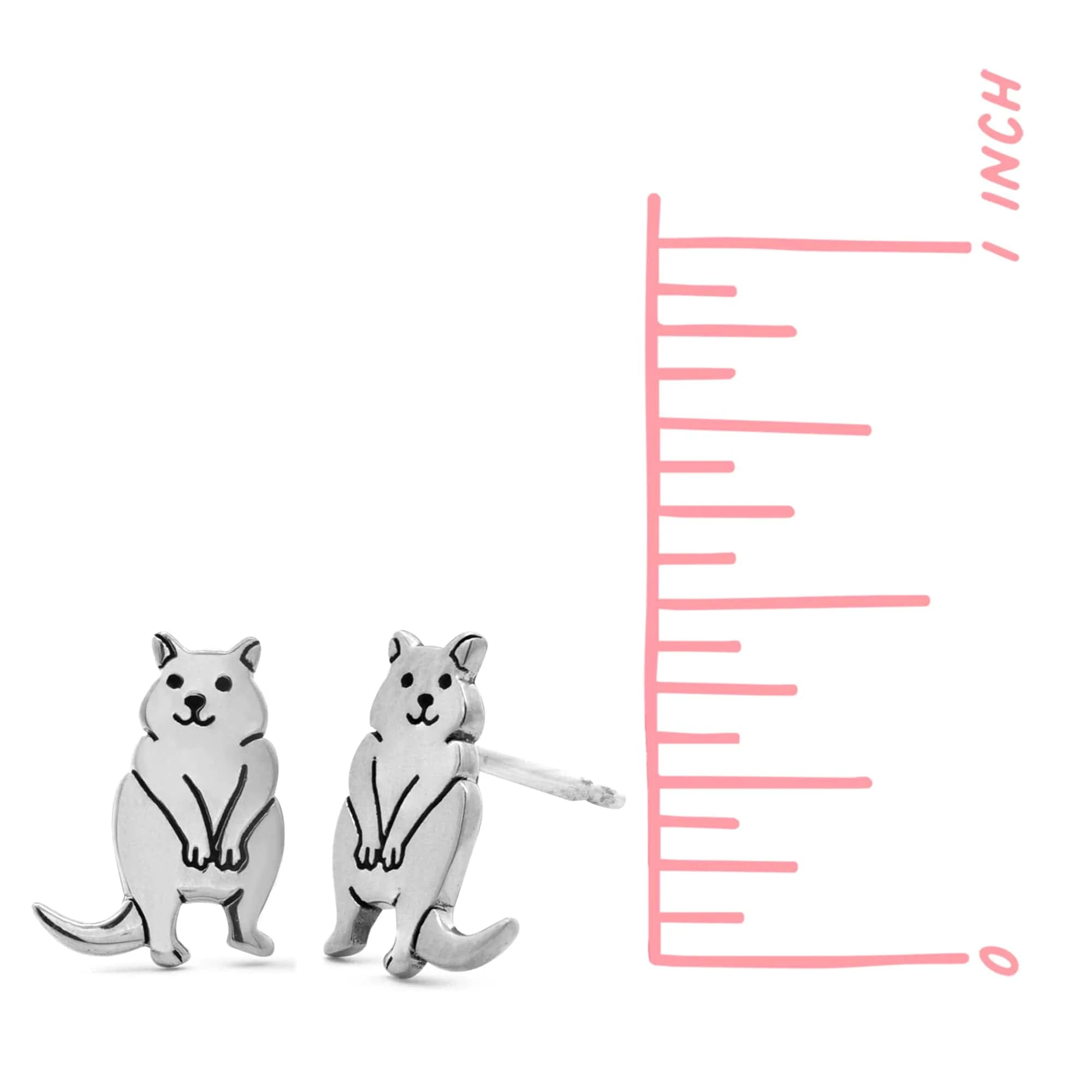 Quokka Stud Earrings - Image 4