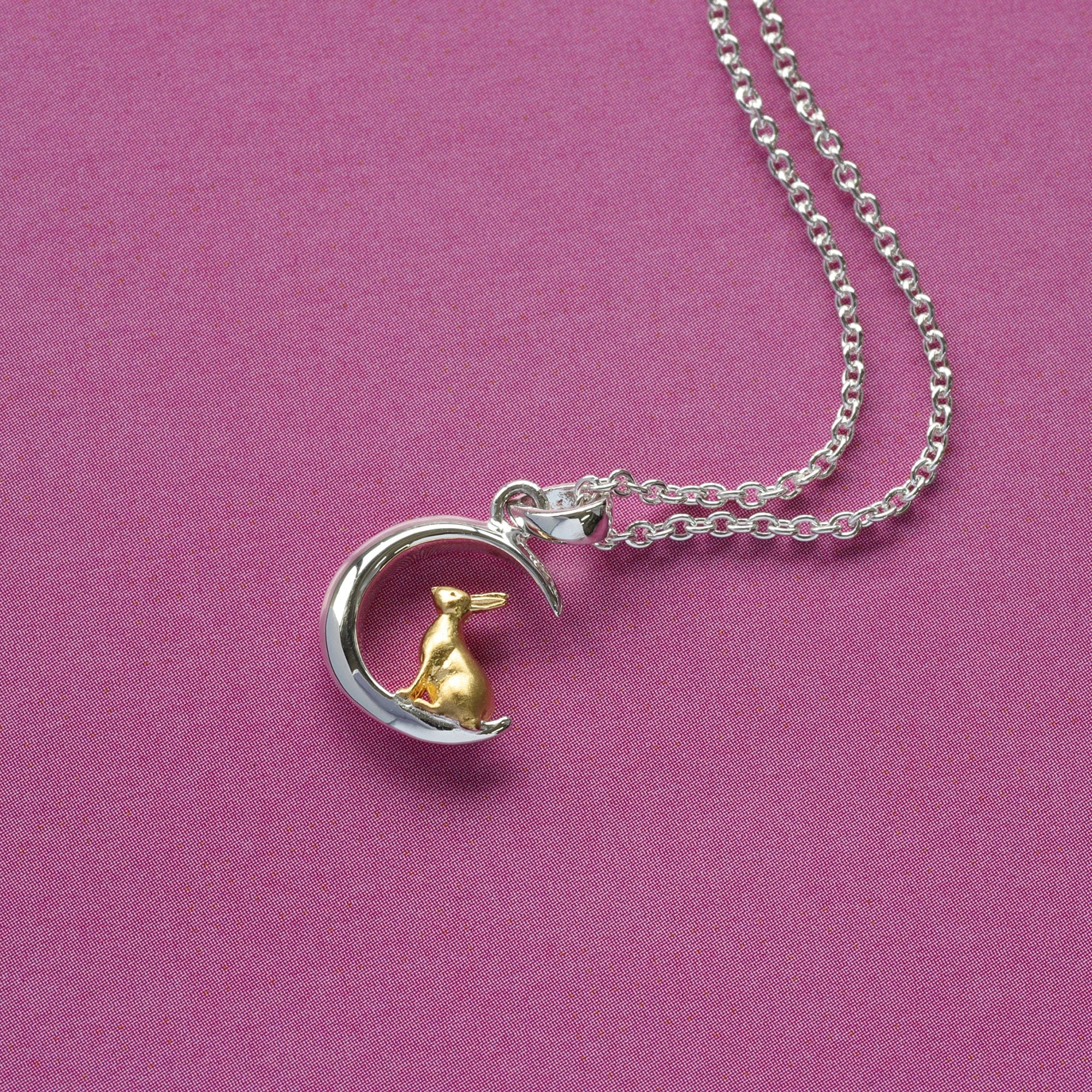 Rabbit and Moon Necklace - Image 3
