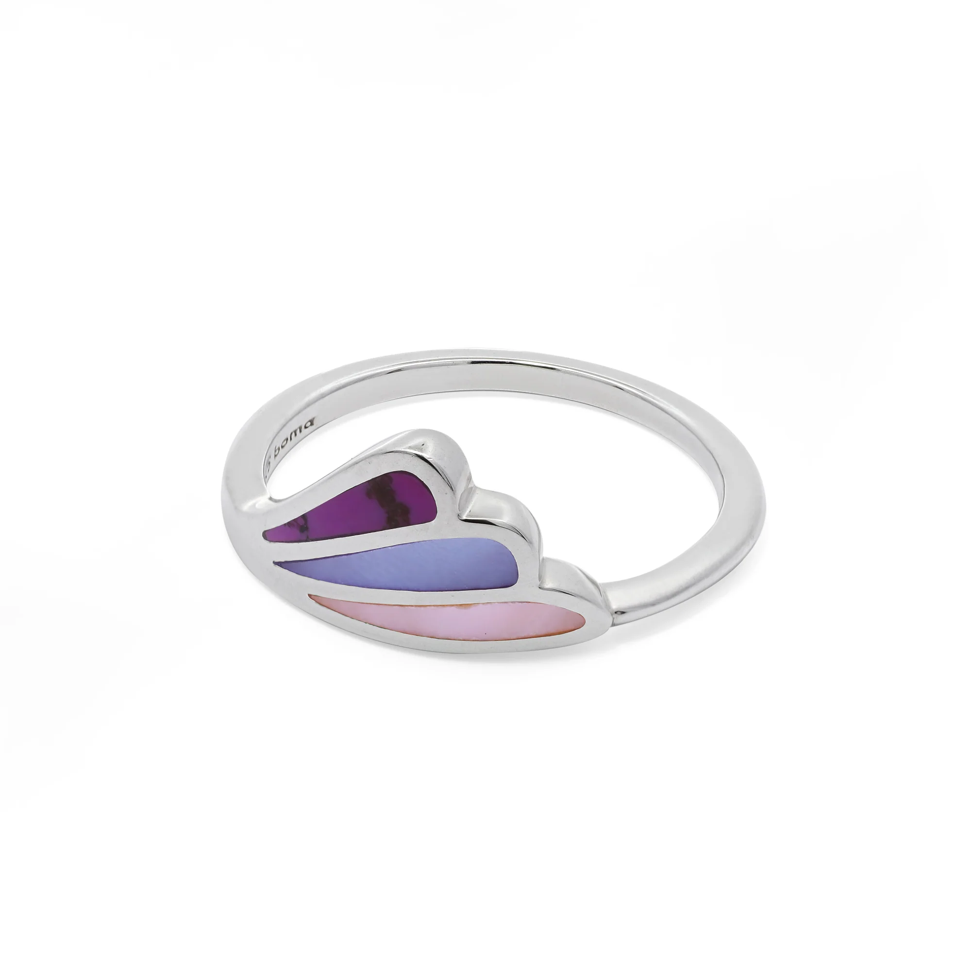 Radiant Fan Ring with Stone - Image 2