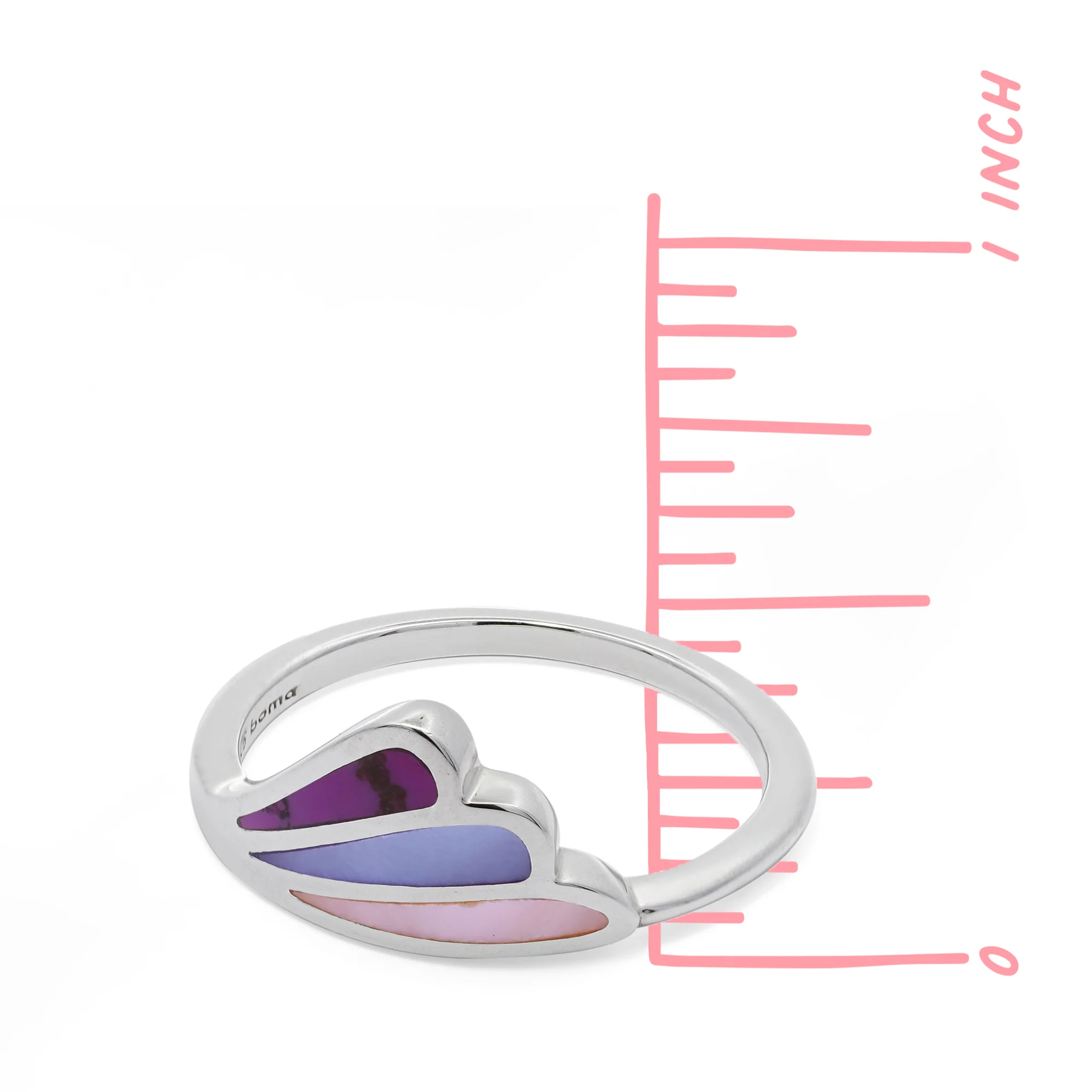 Radiant Fan Ring with Stone - Image 8