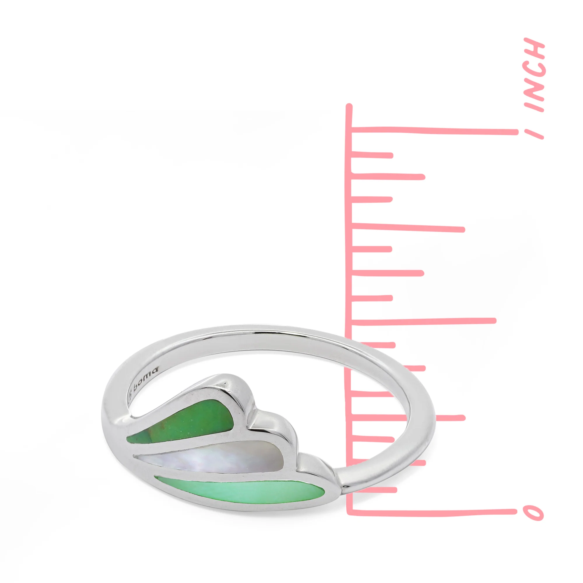 Radiant Fan Ring with Stone - Image 9