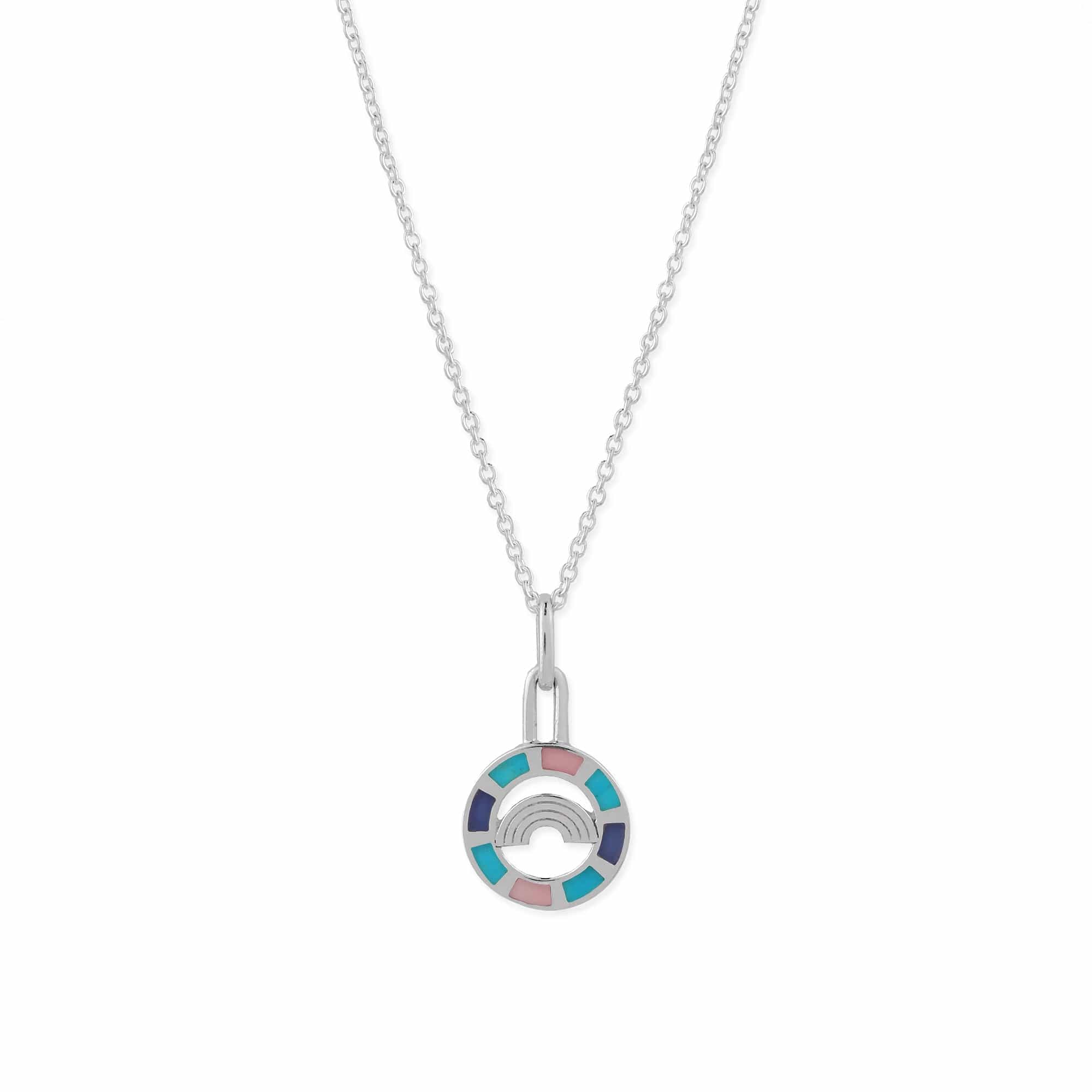 Rainbow of Optimism Charm Necklace - Image 3