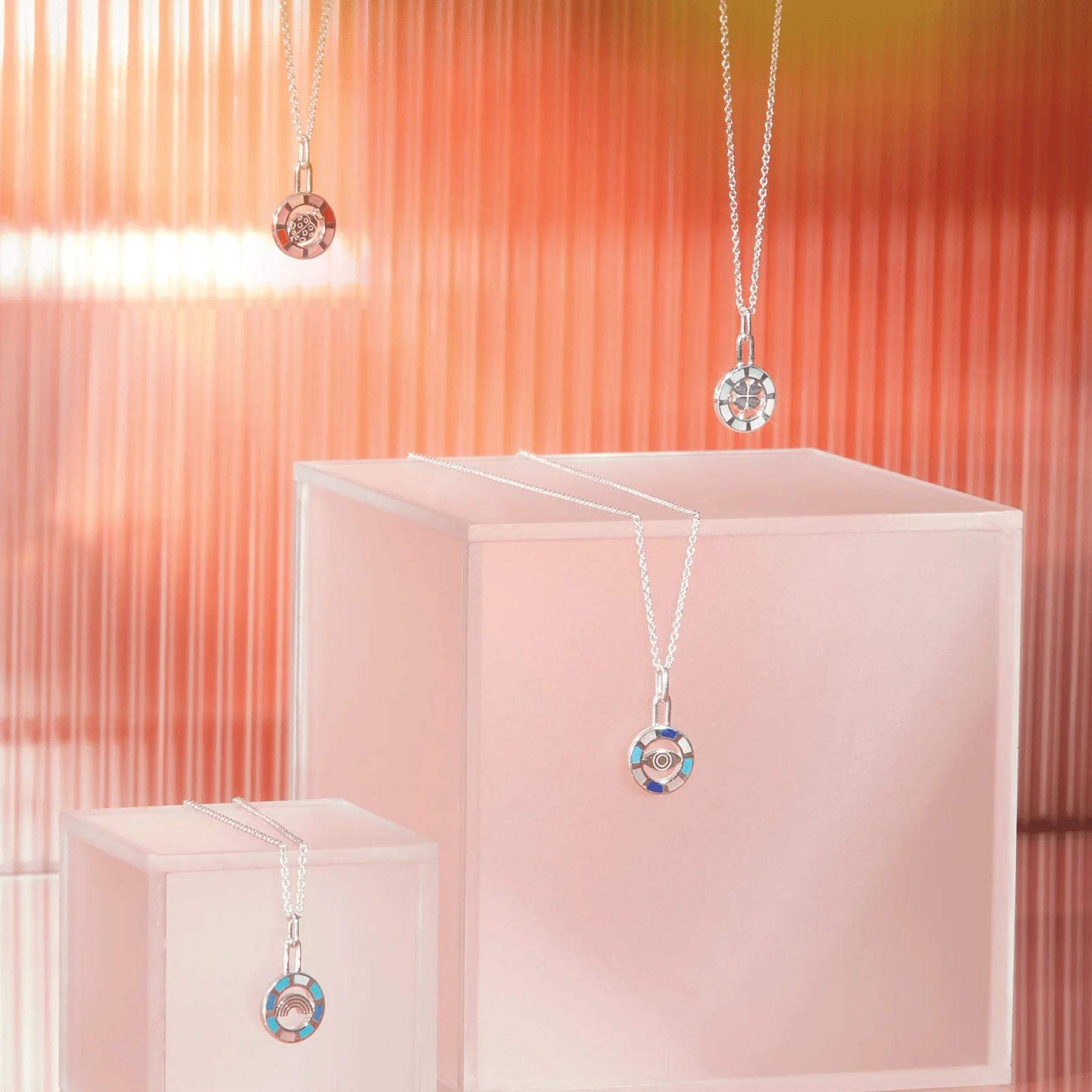 Rainbow of Optimism Charm Necklace - Image 9
