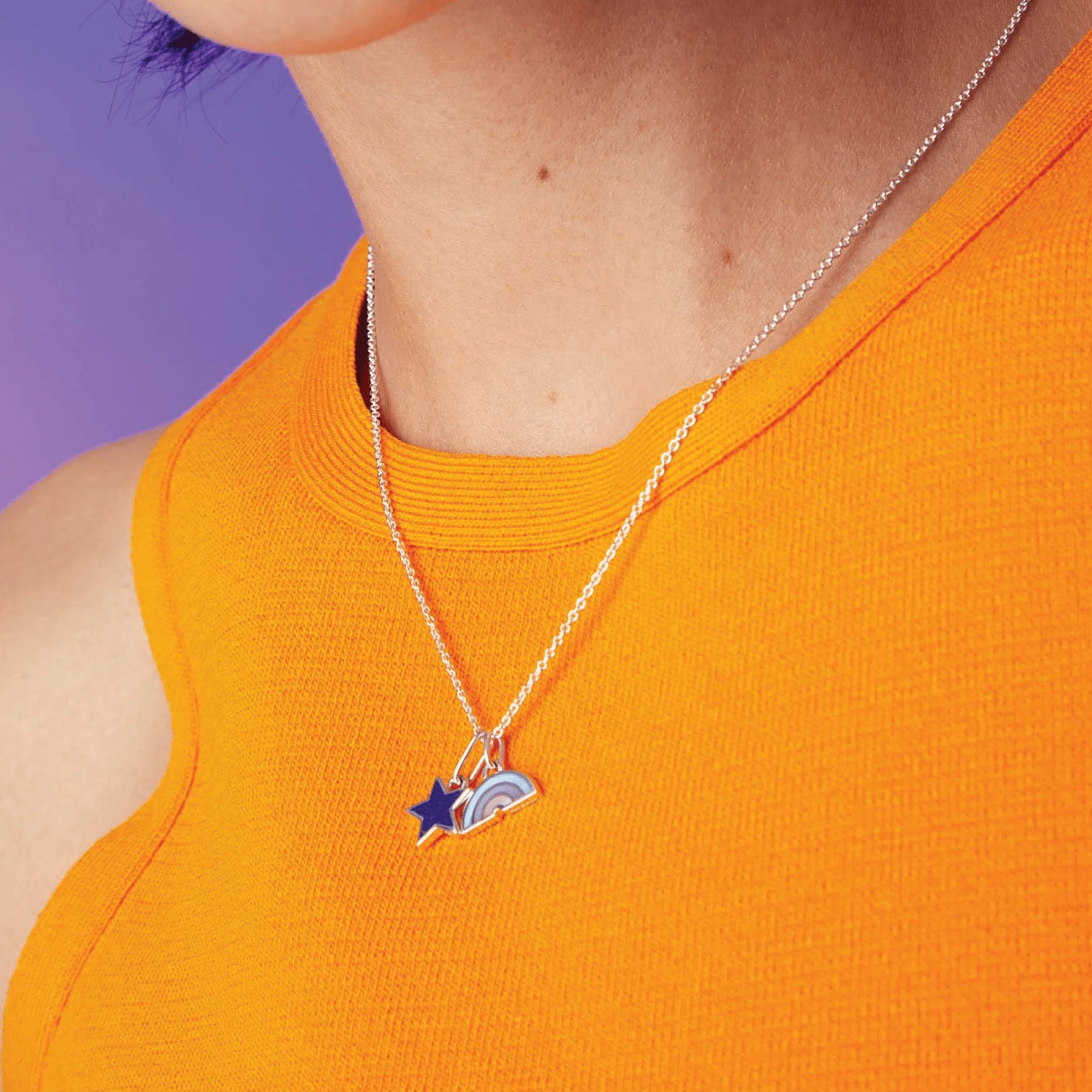 Right as Rainbows Charm Necklace - Image 6