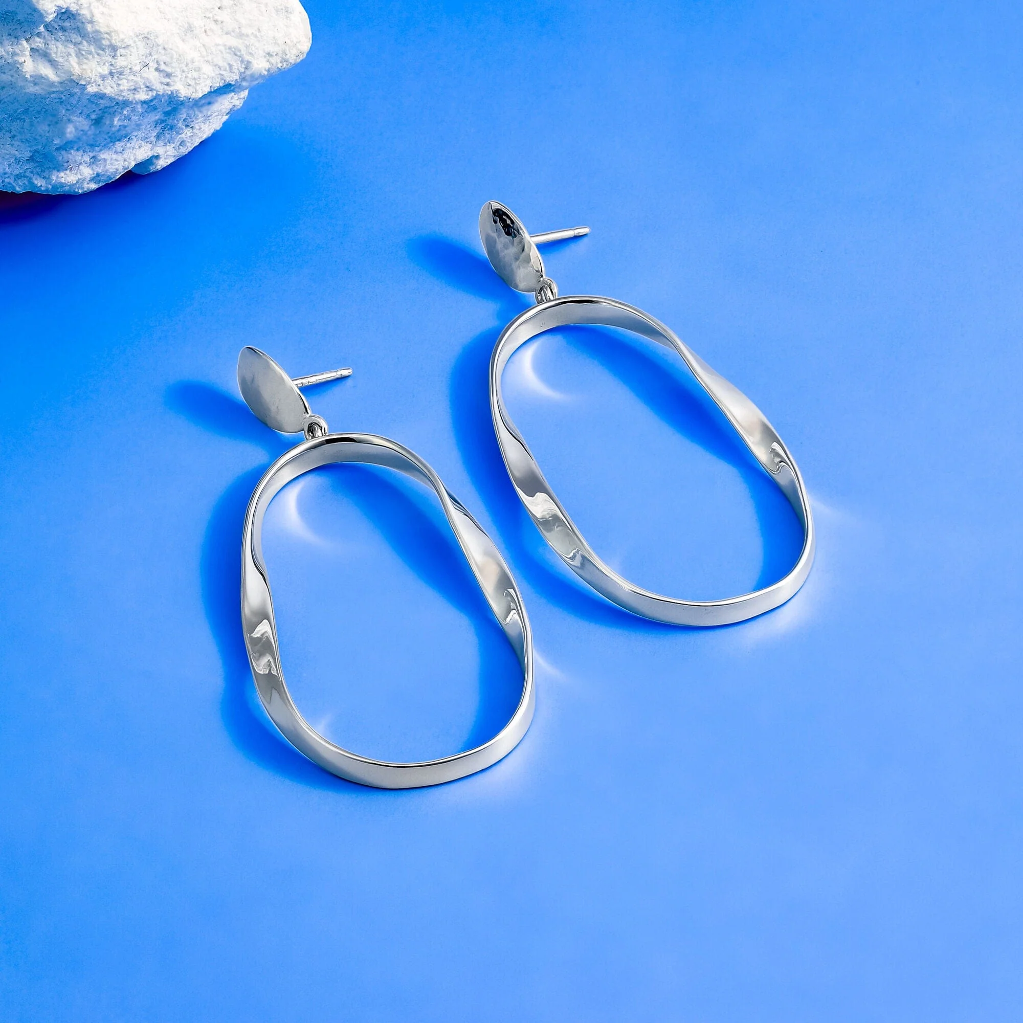 Ripple Drop Earrings - Image 4