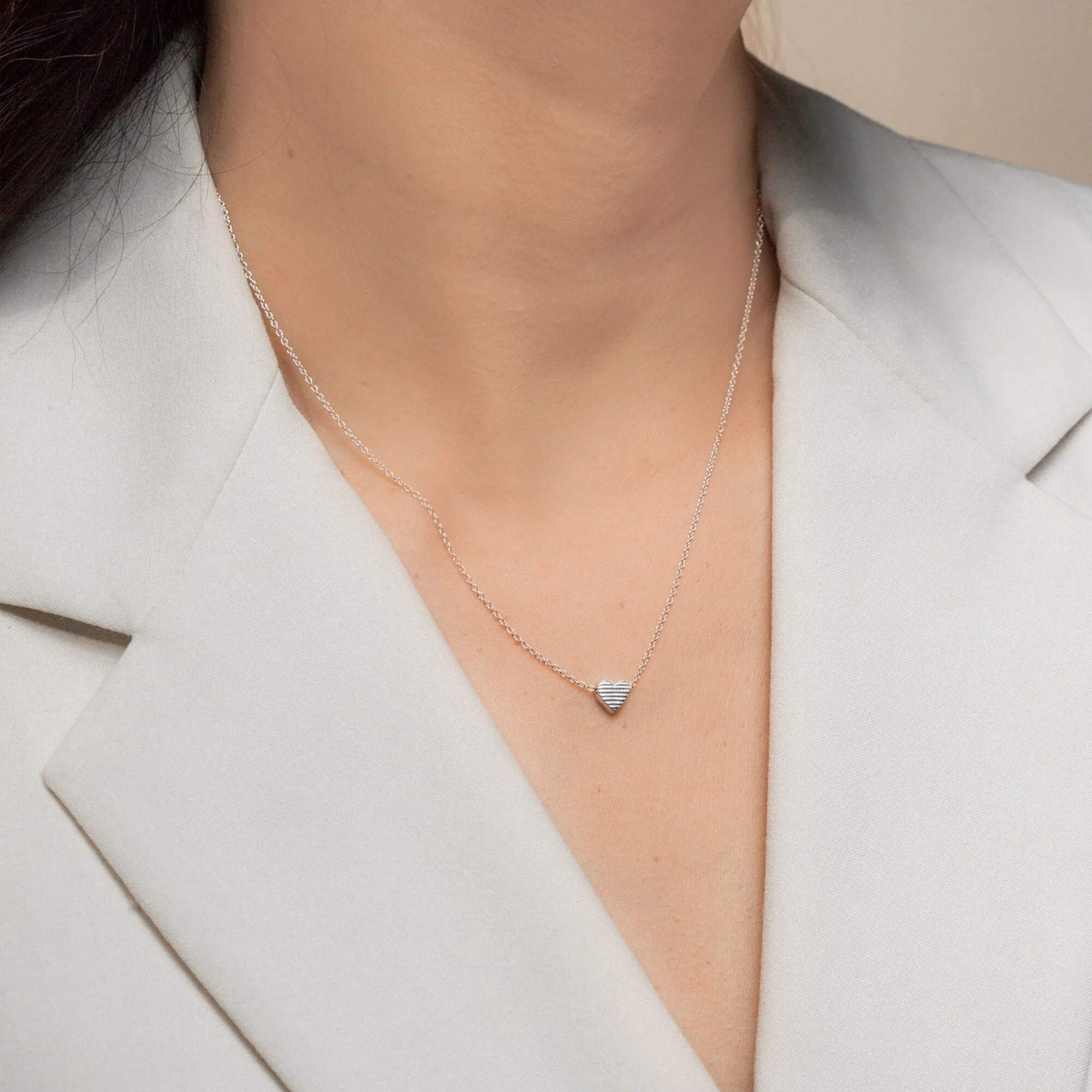 Sabrina Heart Pendant Necklace - Image 2
