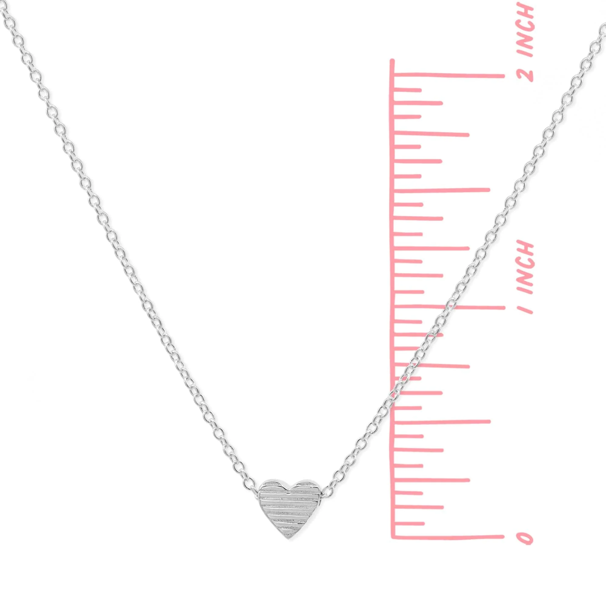 Sabrina Heart Pendant Necklace - Image 4