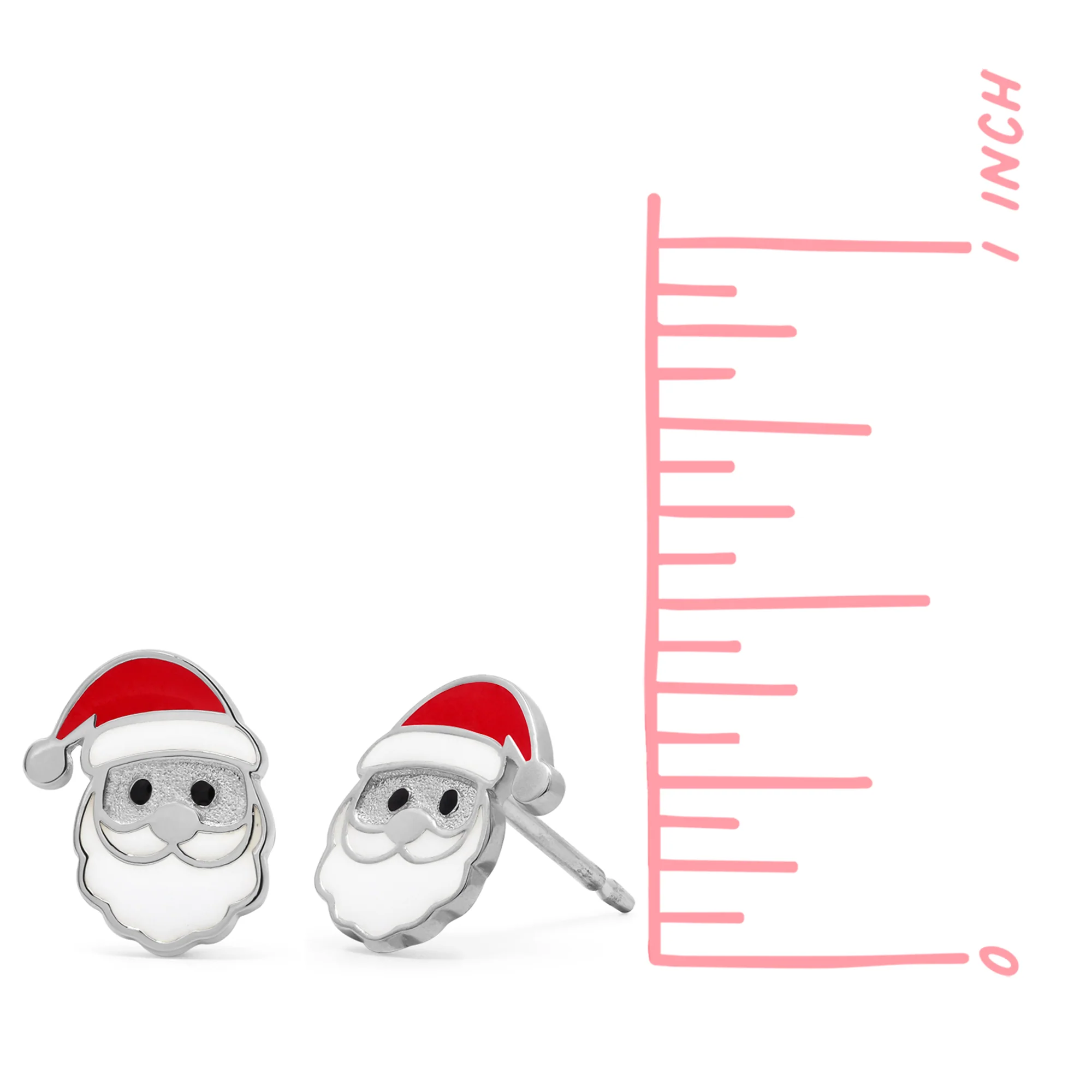 Santa Face Studs - Image 4