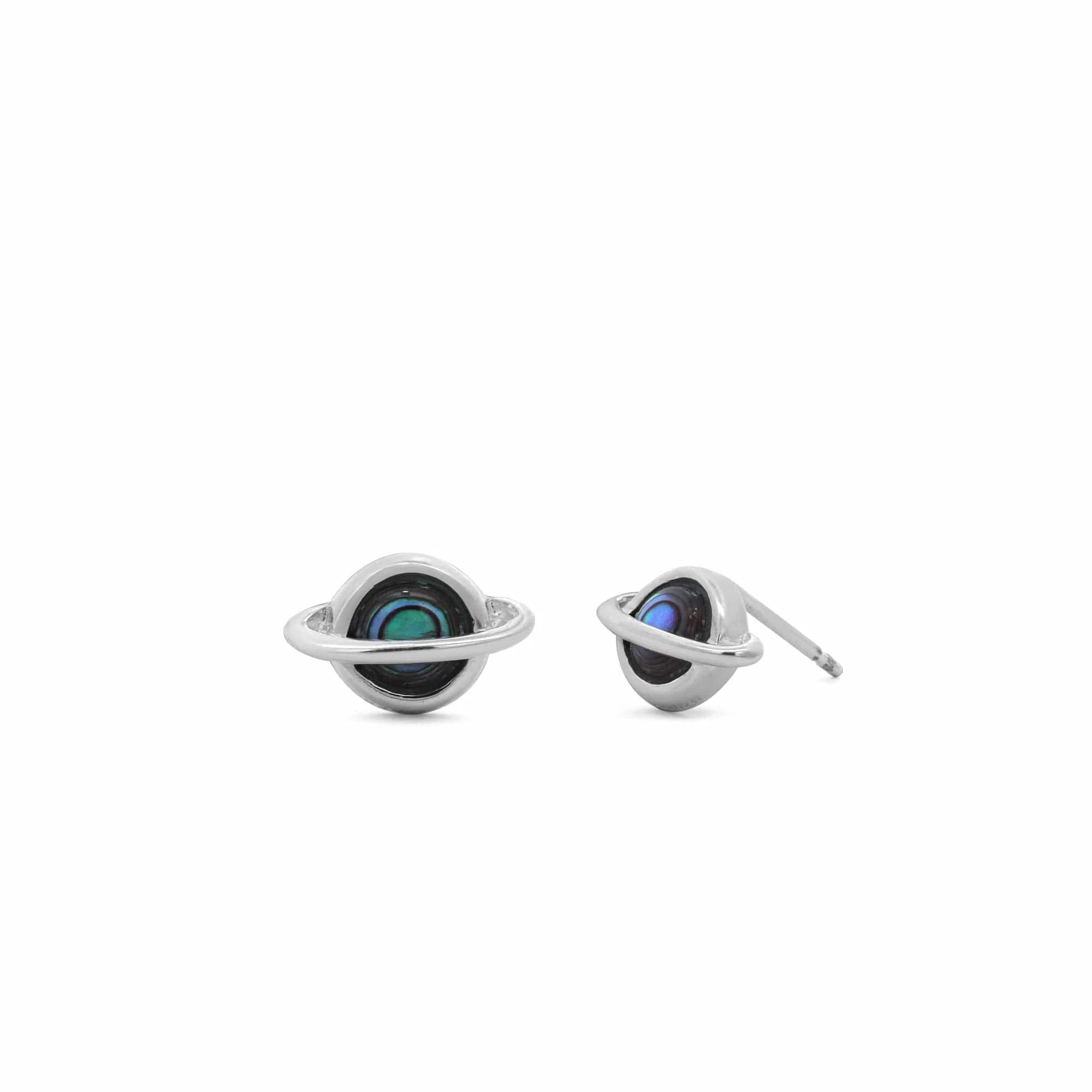 Saturn Studs with Stone