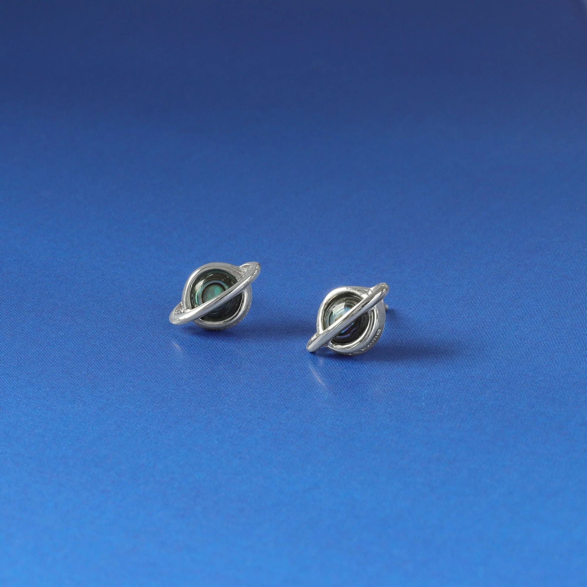 Saturn Studs with Stone - Image 3