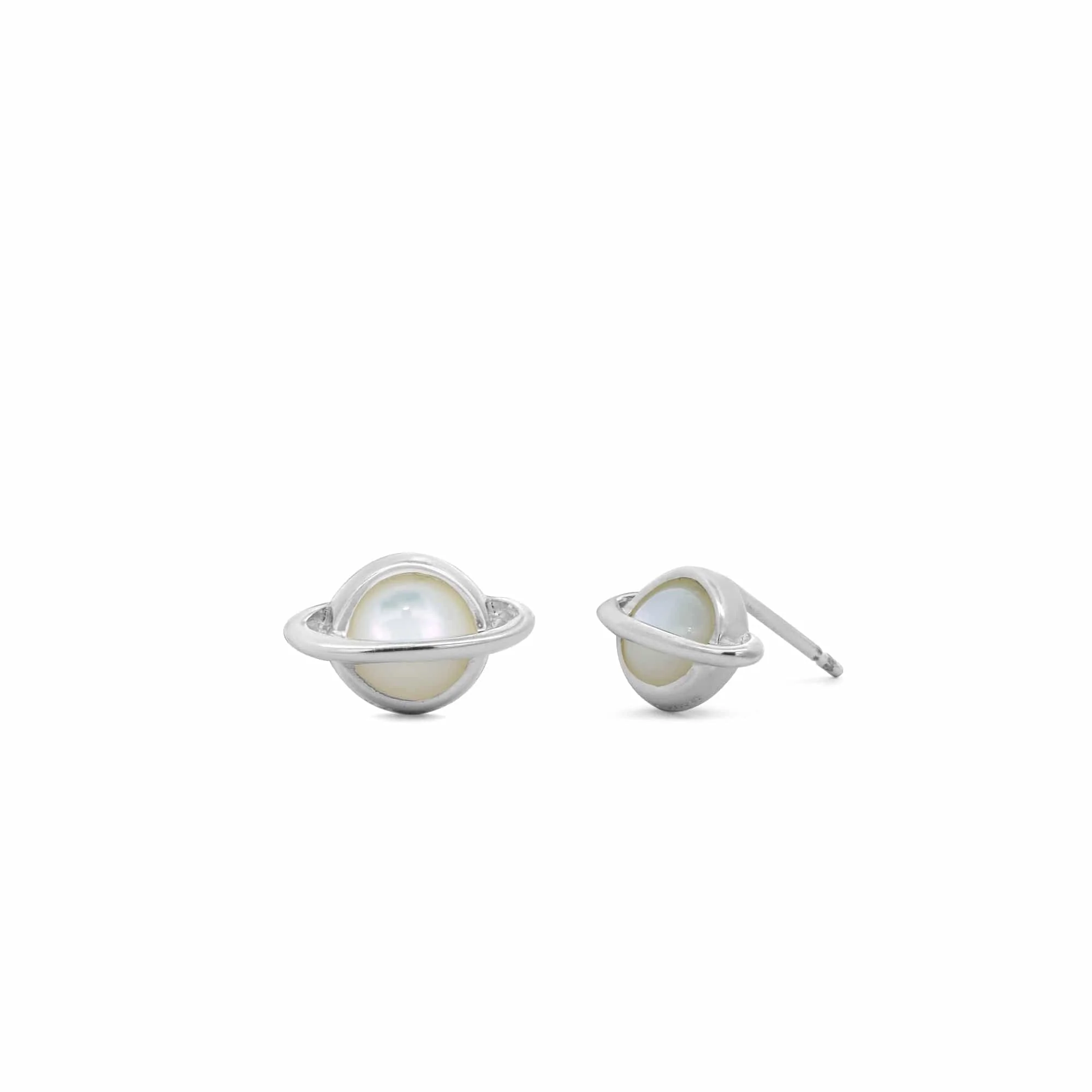 Saturn Studs with Stone - Image 4