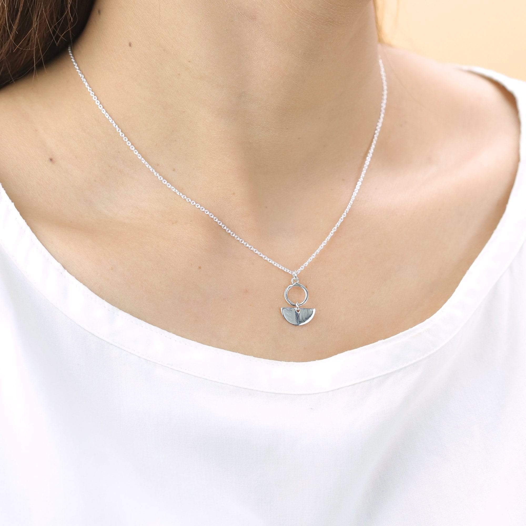 Semi-Circle Necklace - Image 2
