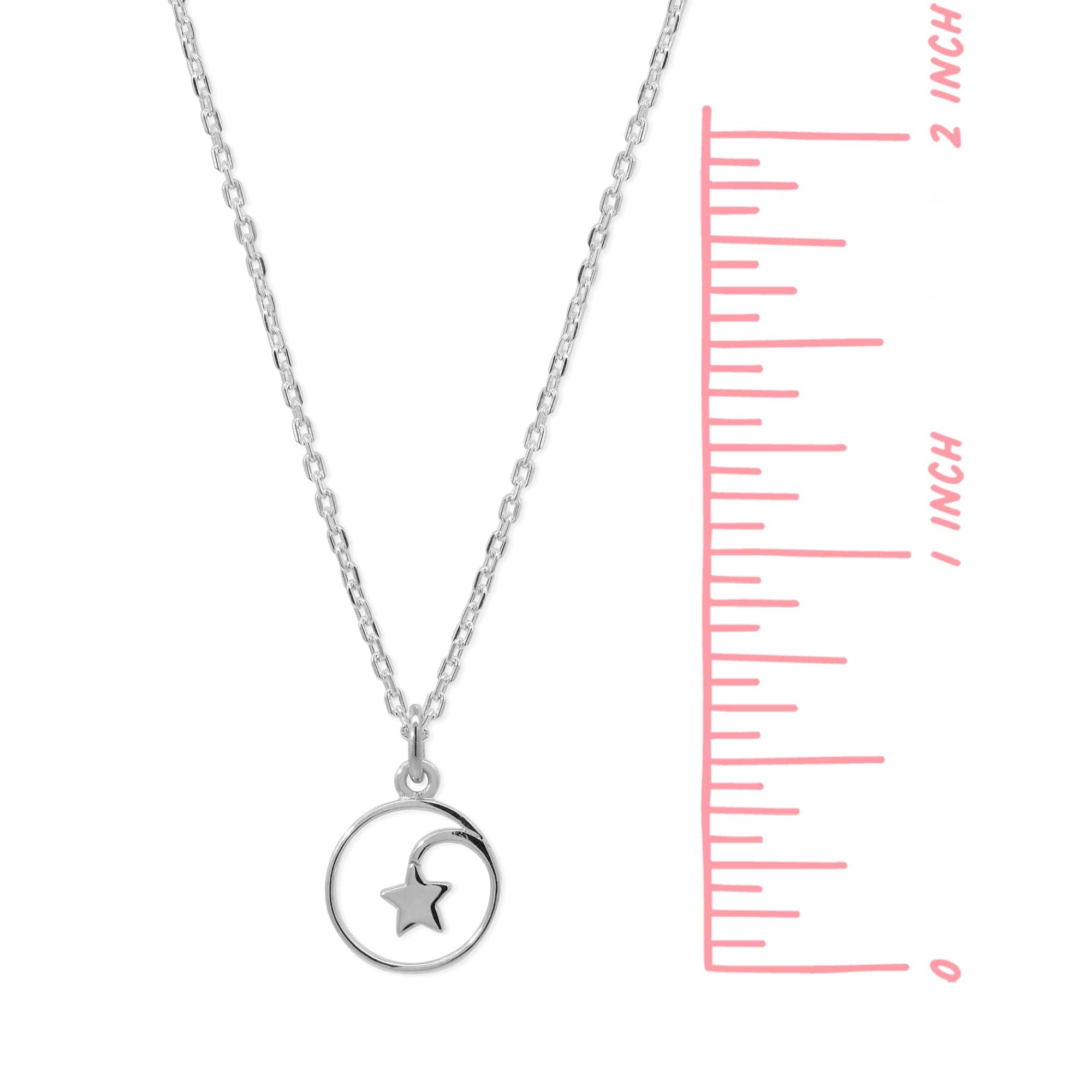 Shooting Star Open Circle Necklace - Image 4