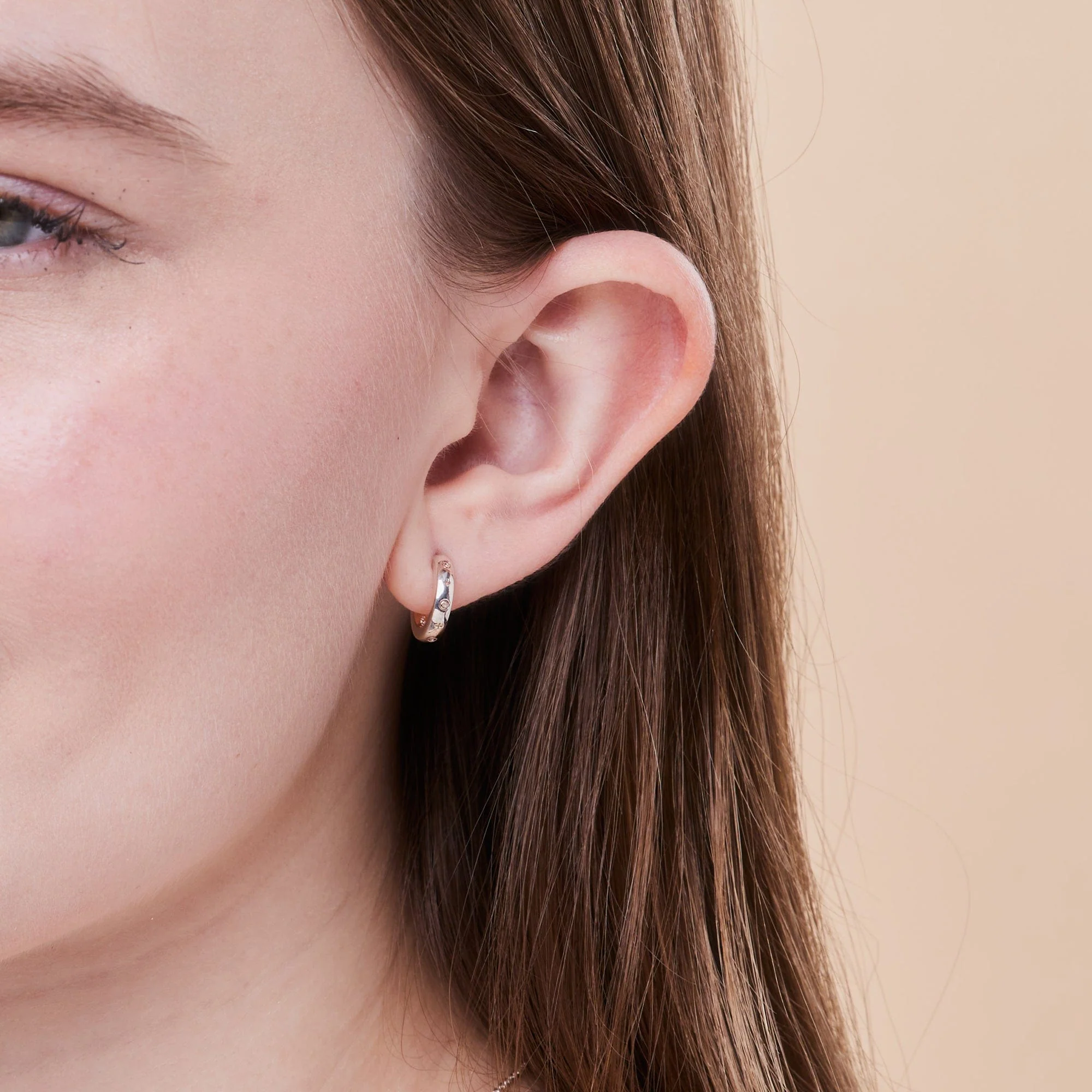 Simple C-Shape Hoops - Image 2