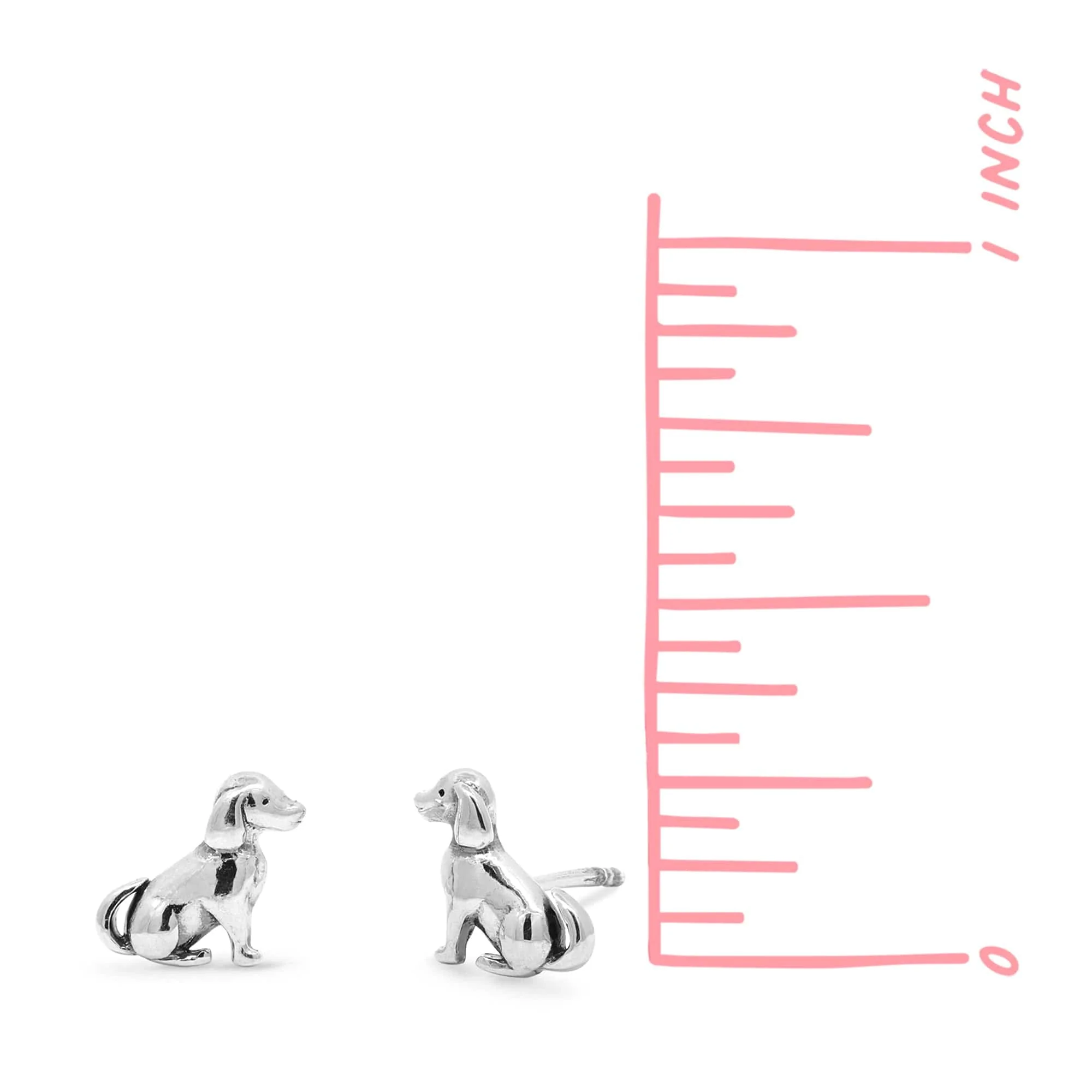 Sitting Puppy Dog Studs - Image 4
