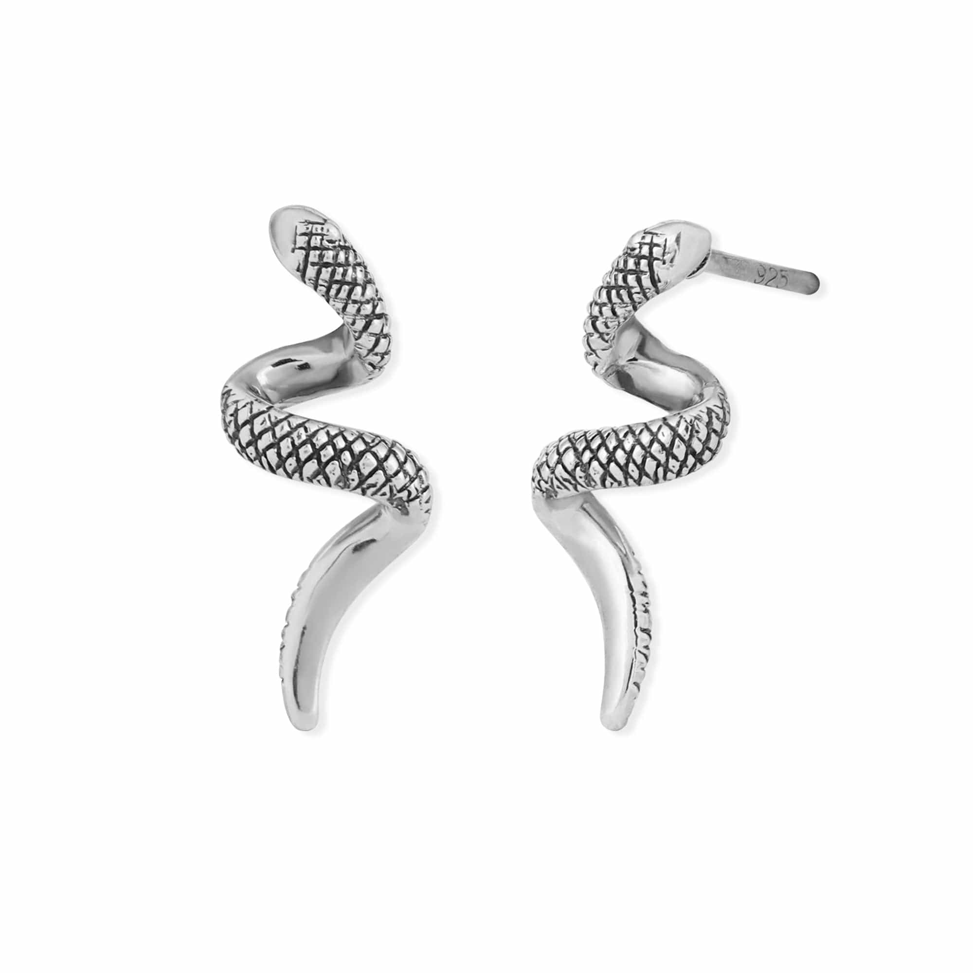 Slytherin Snake Stud Earrings