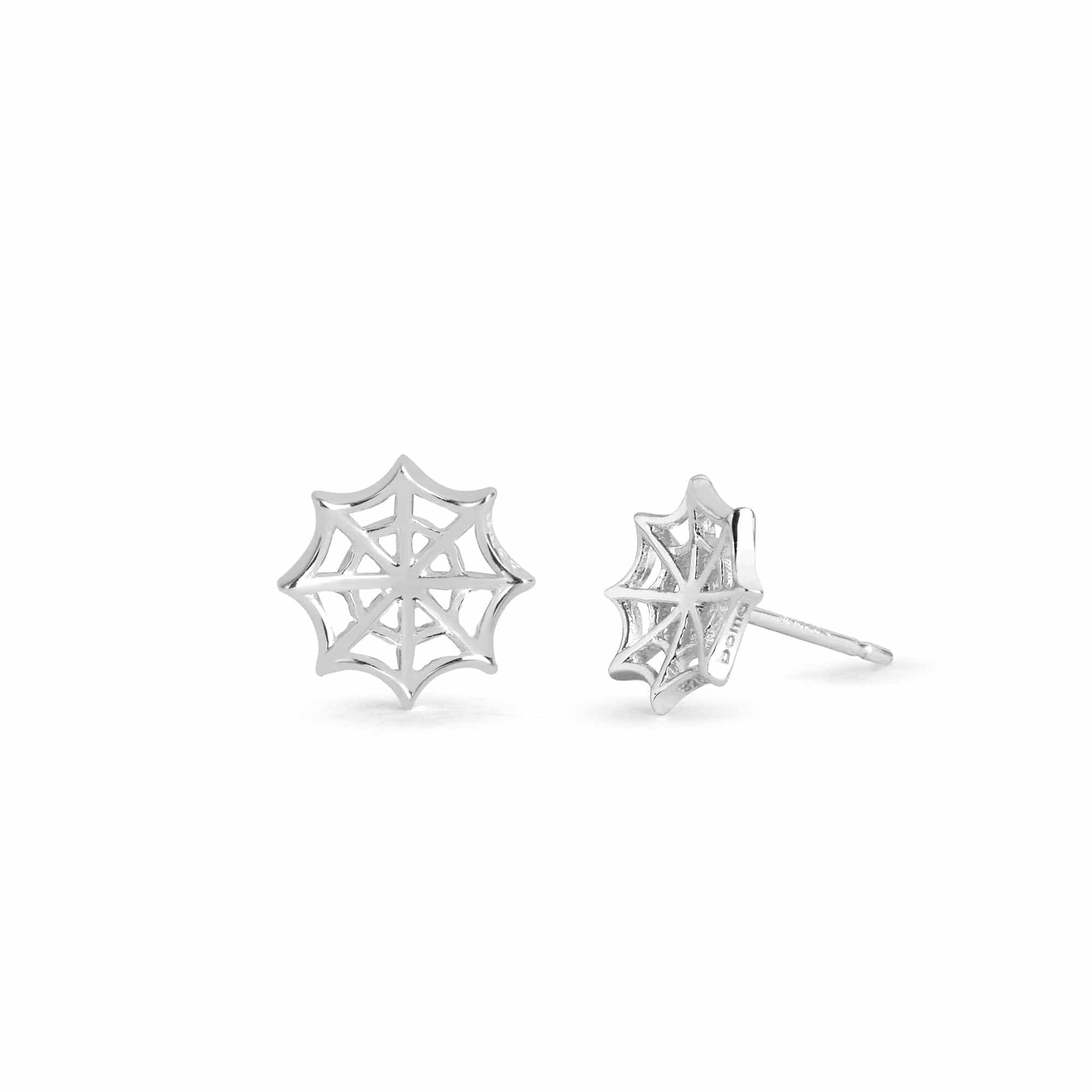 Spider Web Stud Earrings