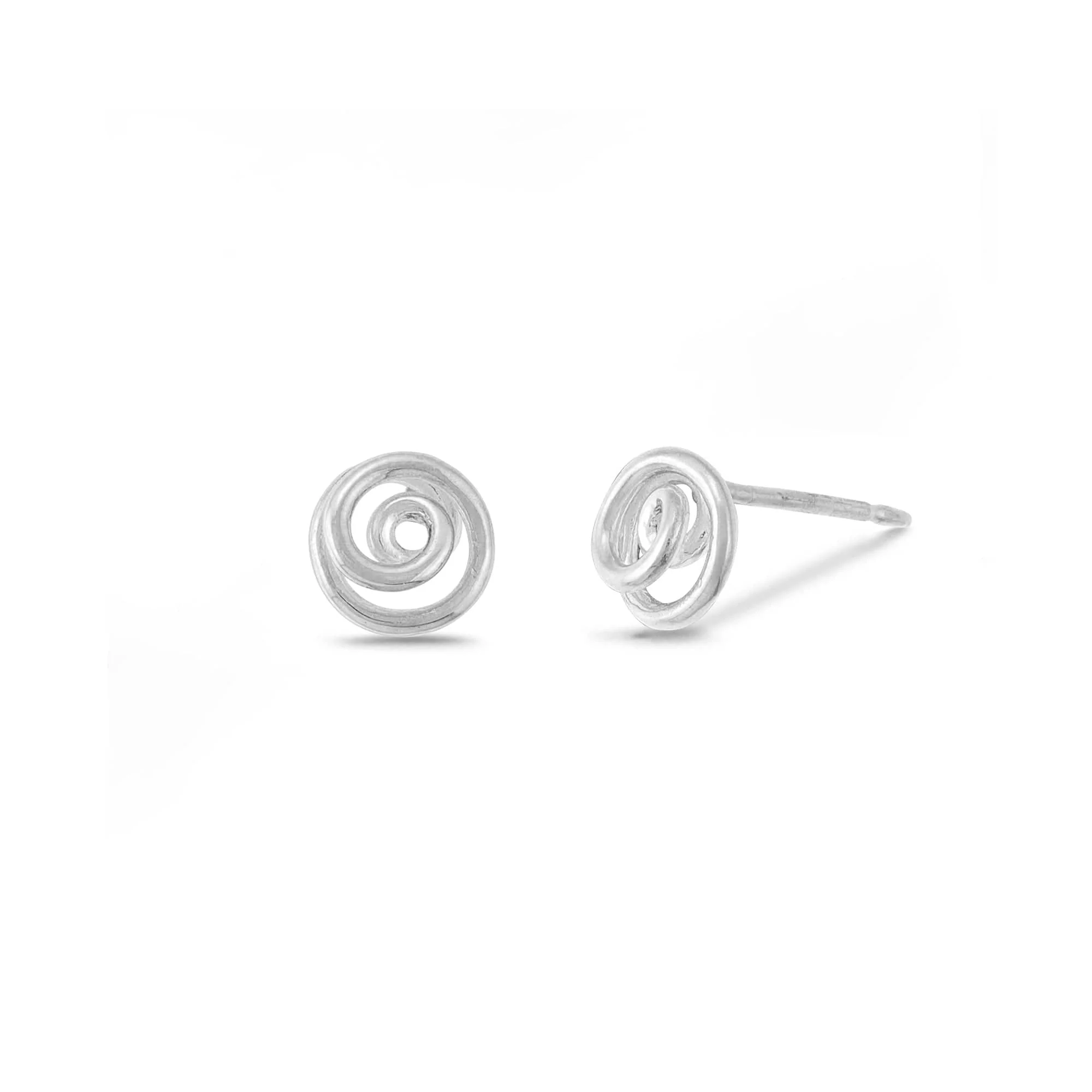 Spiral Stud Earrings