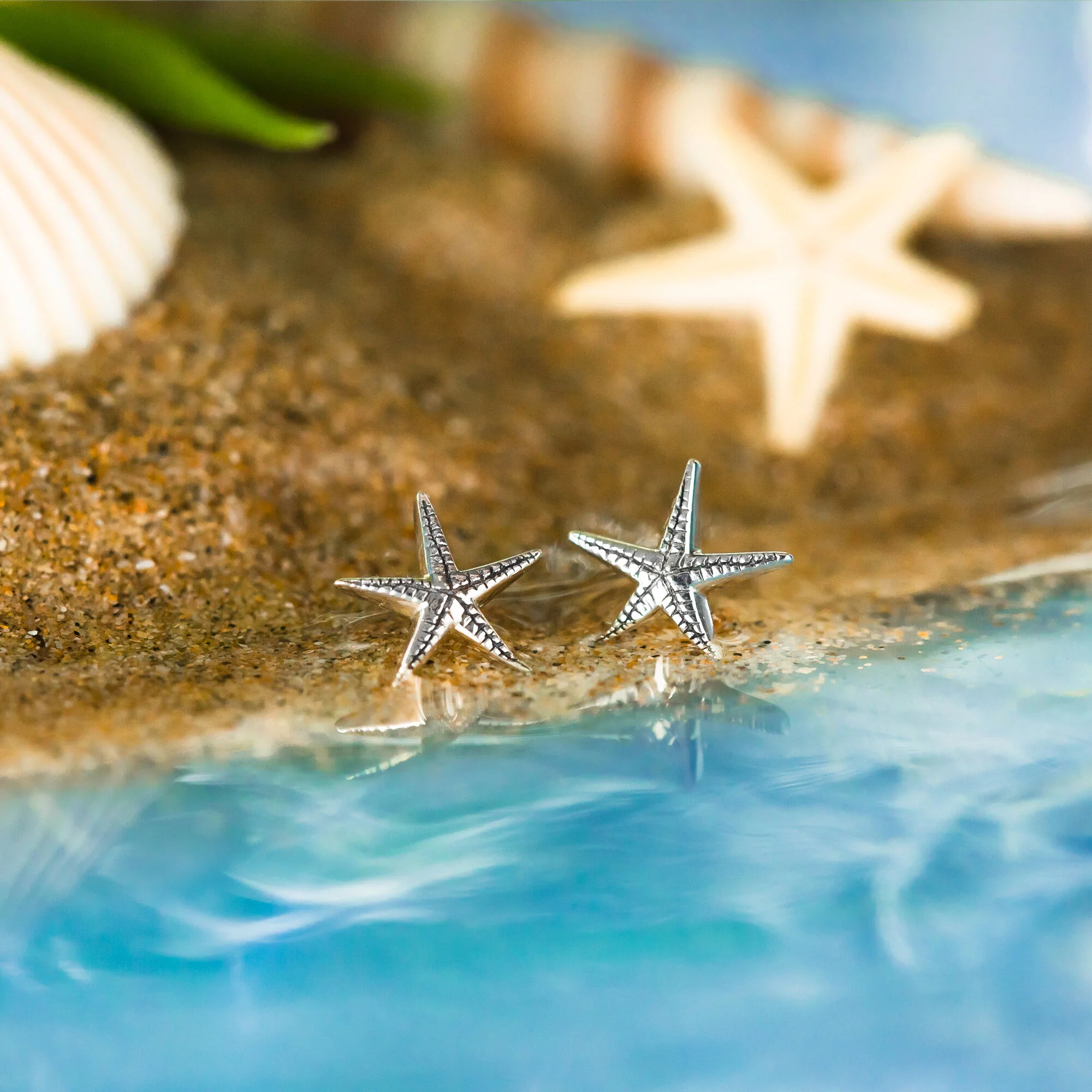 Starfish Stud Earrings - Image 3