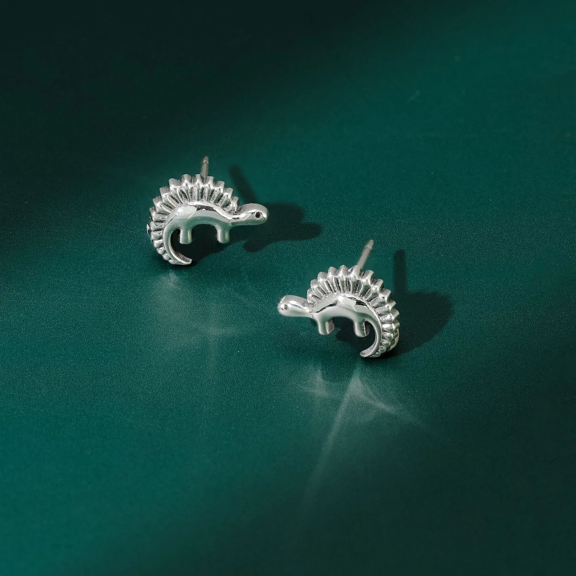 Stegosaurus Stud Earrings - Image 3