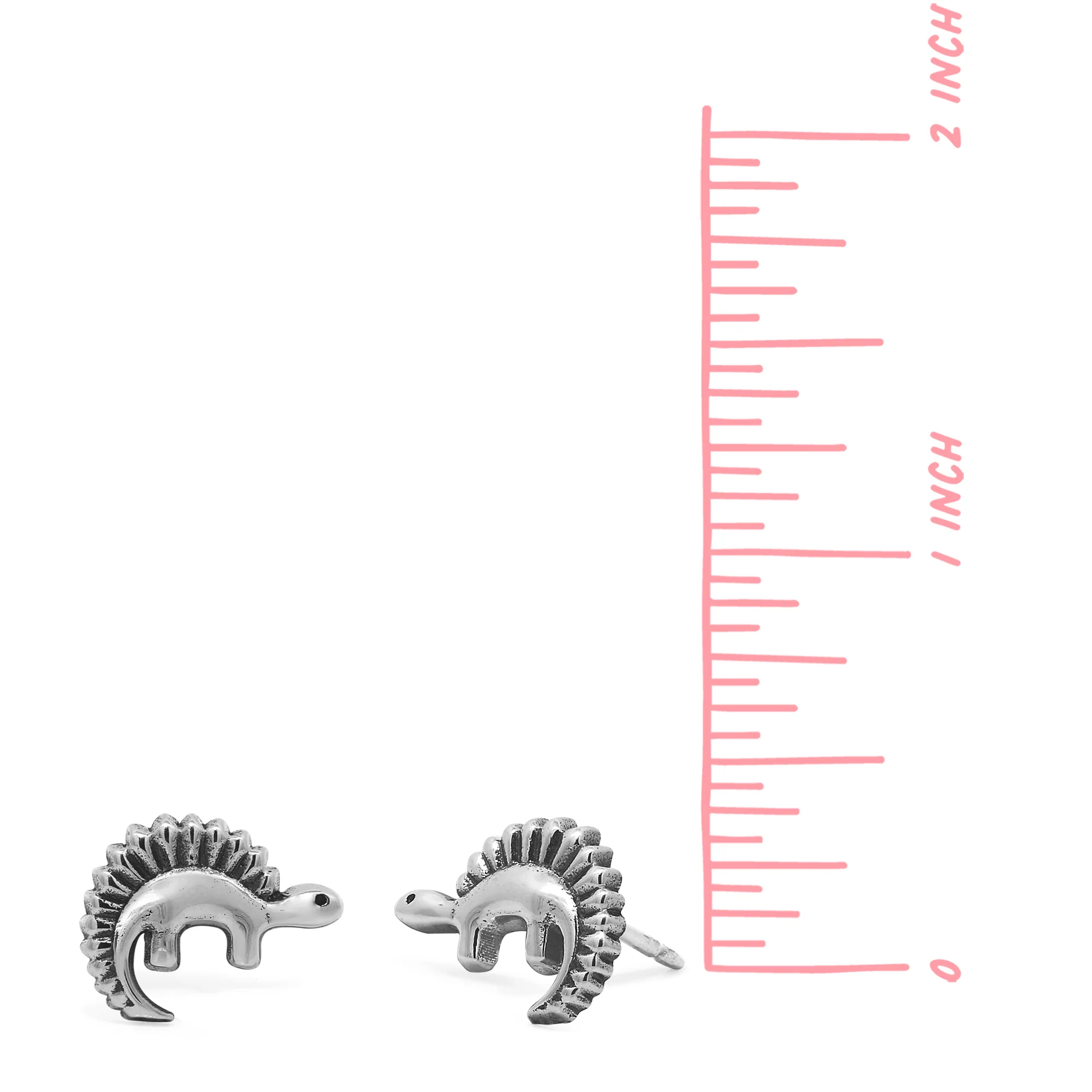Stegosaurus Stud Earrings - Image 4