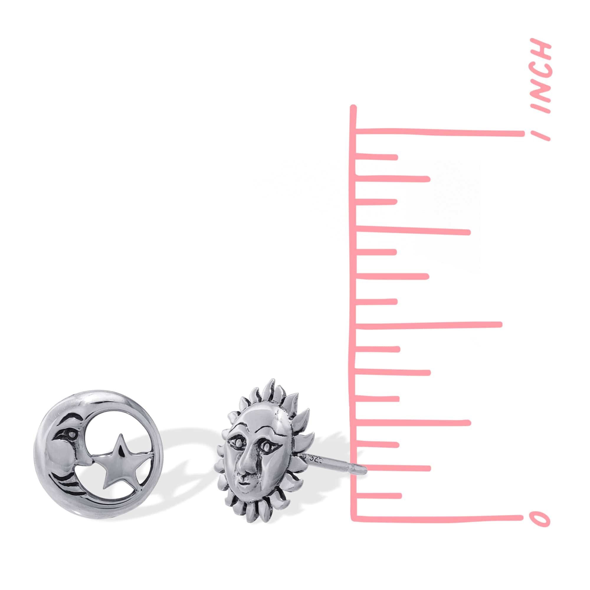 Sun and Moon Studs - Image 4