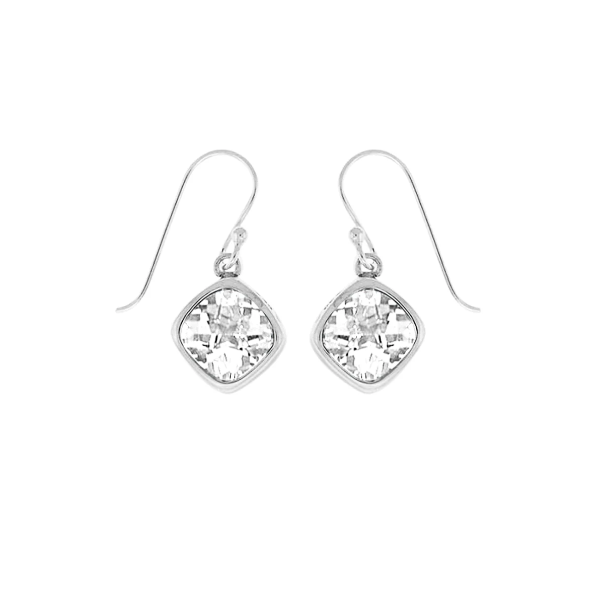 Radiant Gemstone Dangle Earrings - Image 2