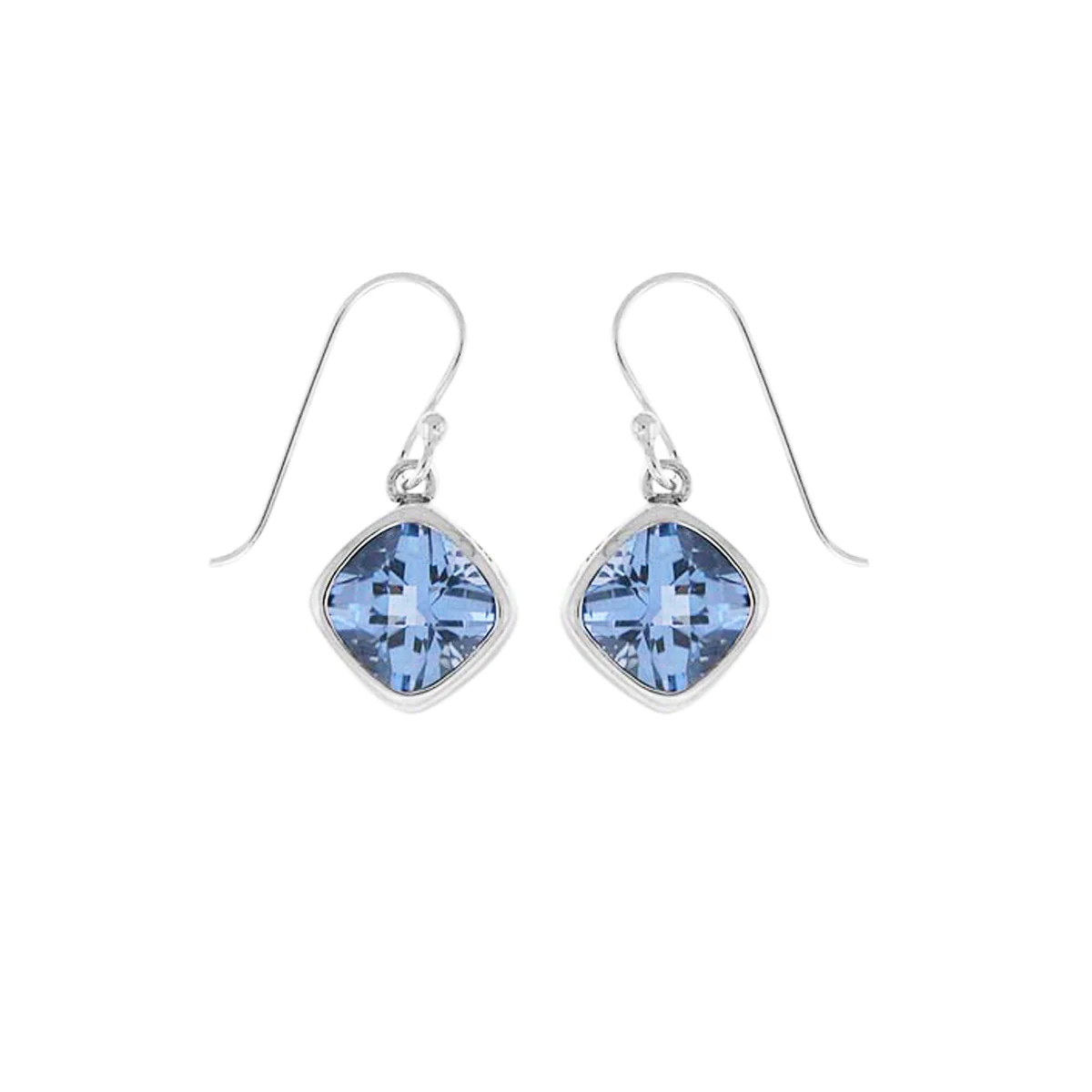 Radiant Gemstone Dangle Earrings - Image 3