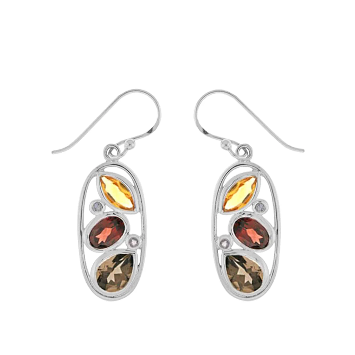 Gemstone Classic Dangle Earrings - Image 2
