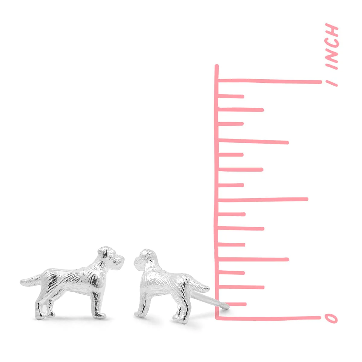 Terrier Dog Stud Earrings - Image 5