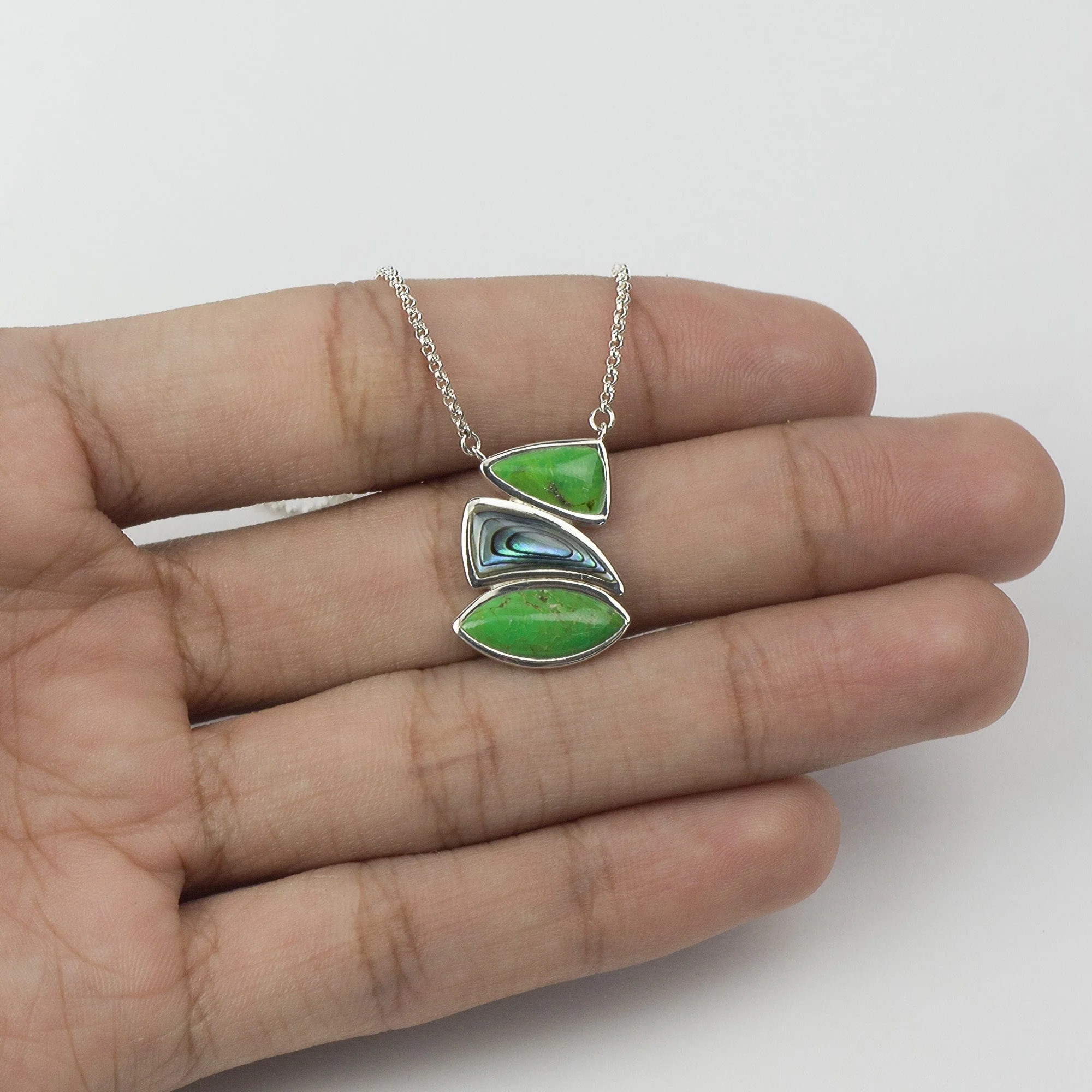 Three Stone Necklace - Image 2