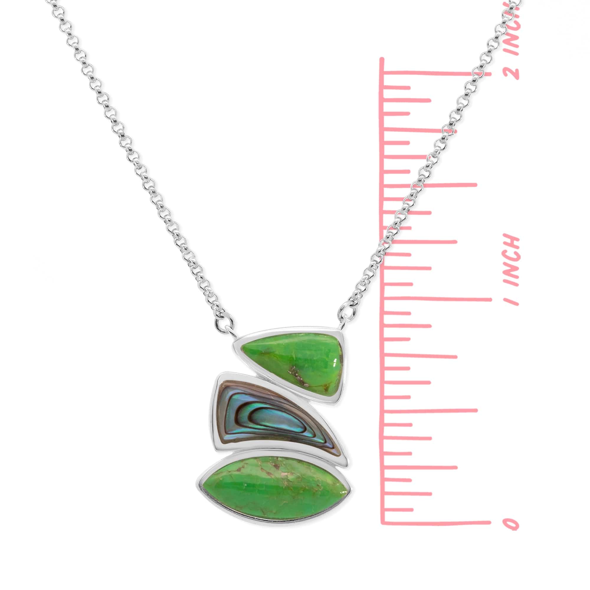 Three Stone Necklace - Image 5