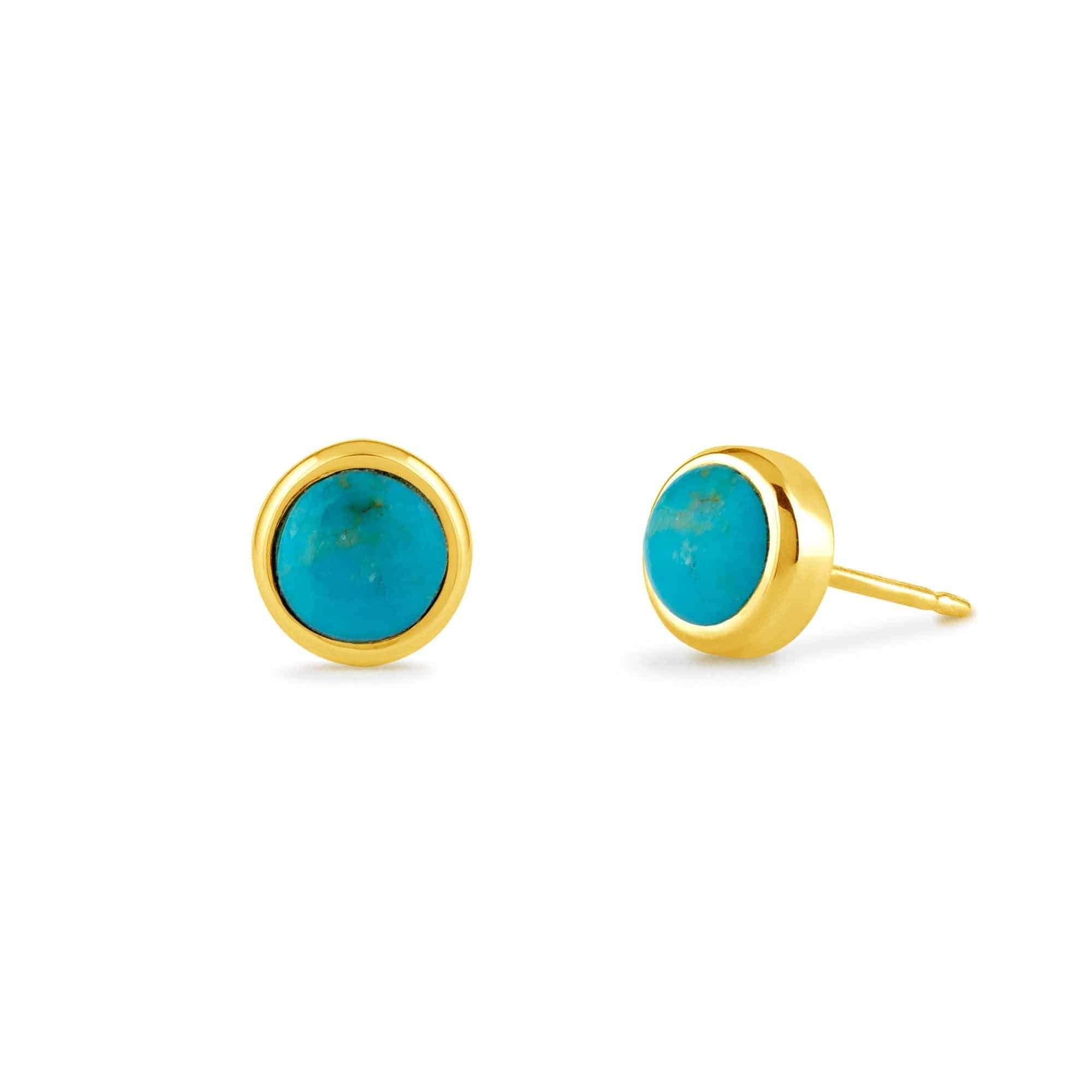 Treasured Bezel Stud Earrings - Image 10