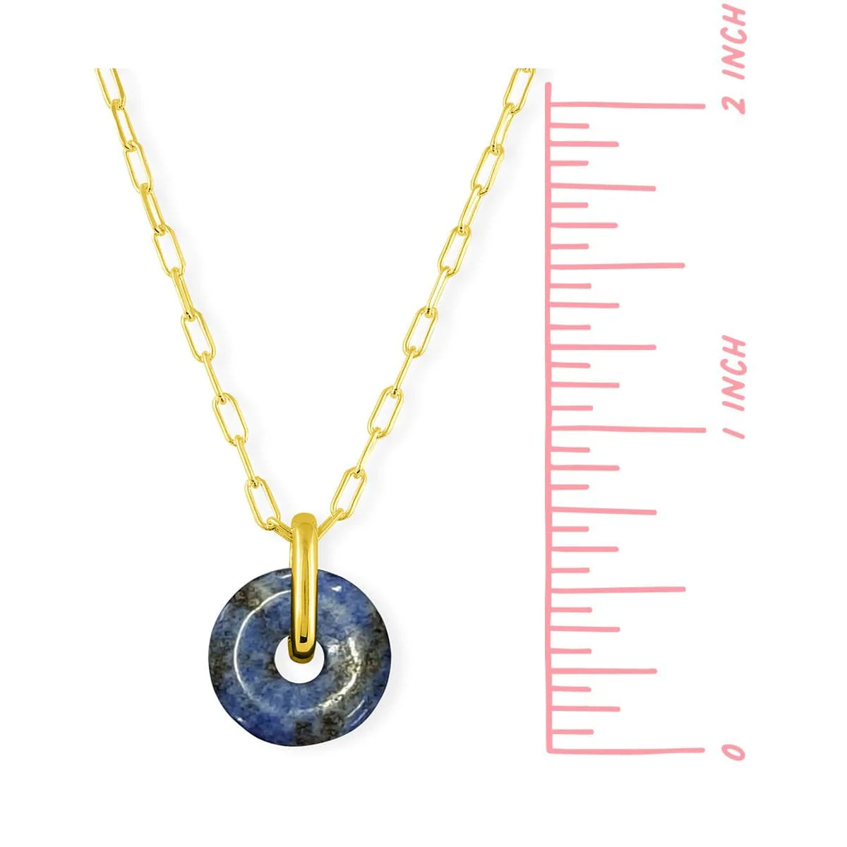 Treasured Bi-Disc Pendant Necklace - Image 8