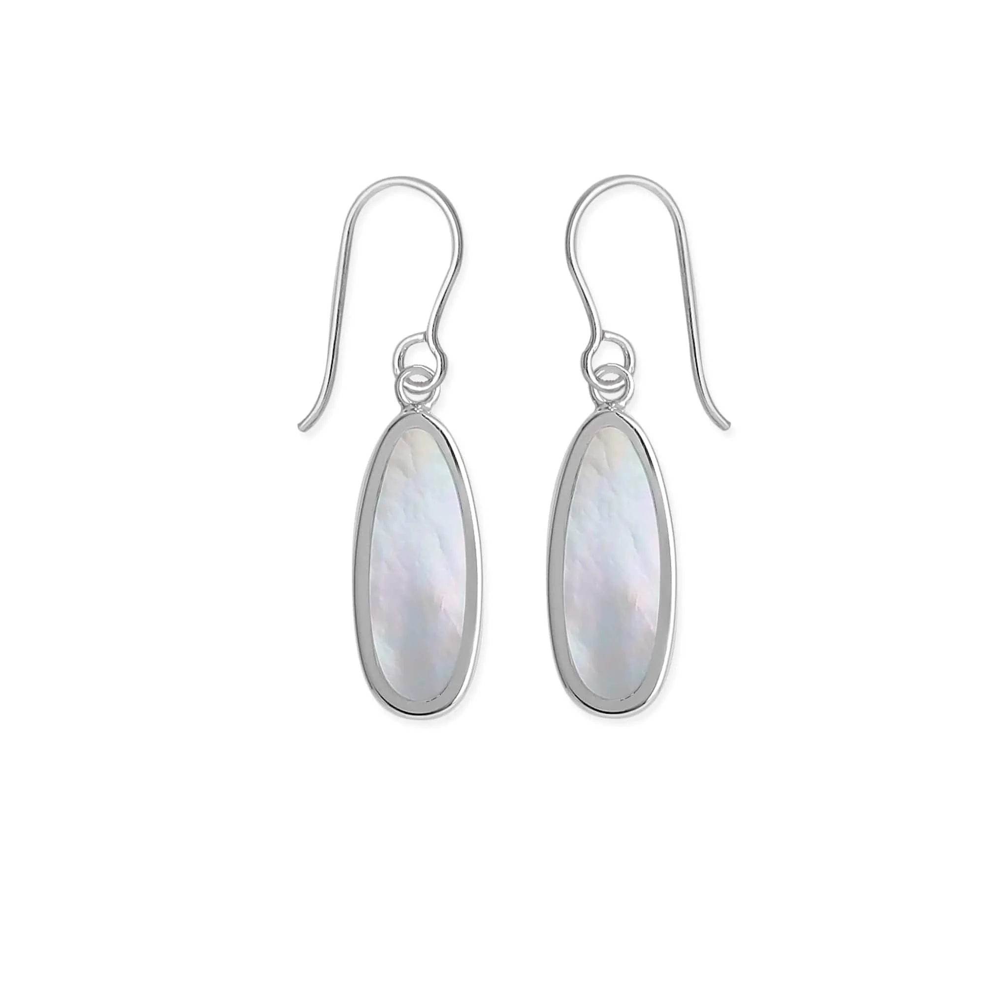 Alina Teardrop Bezel Earrings with Stone - Image 5