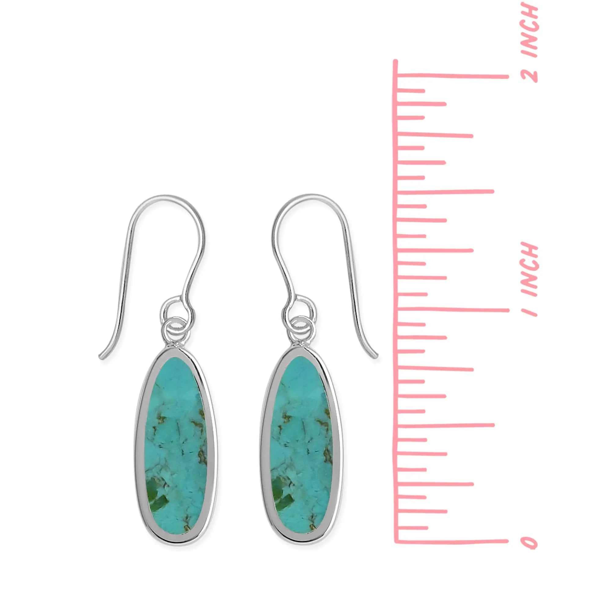 Alina Teardrop Bezel Earrings with Stone - Image 7