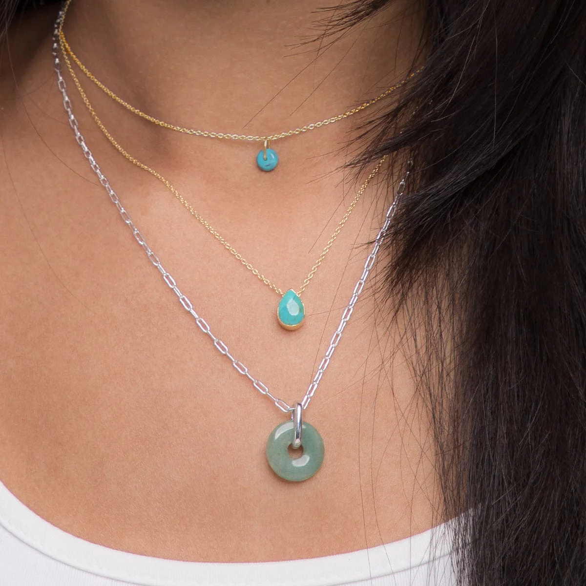 Treasured Mini-Disc Pendant Necklace - Image 4