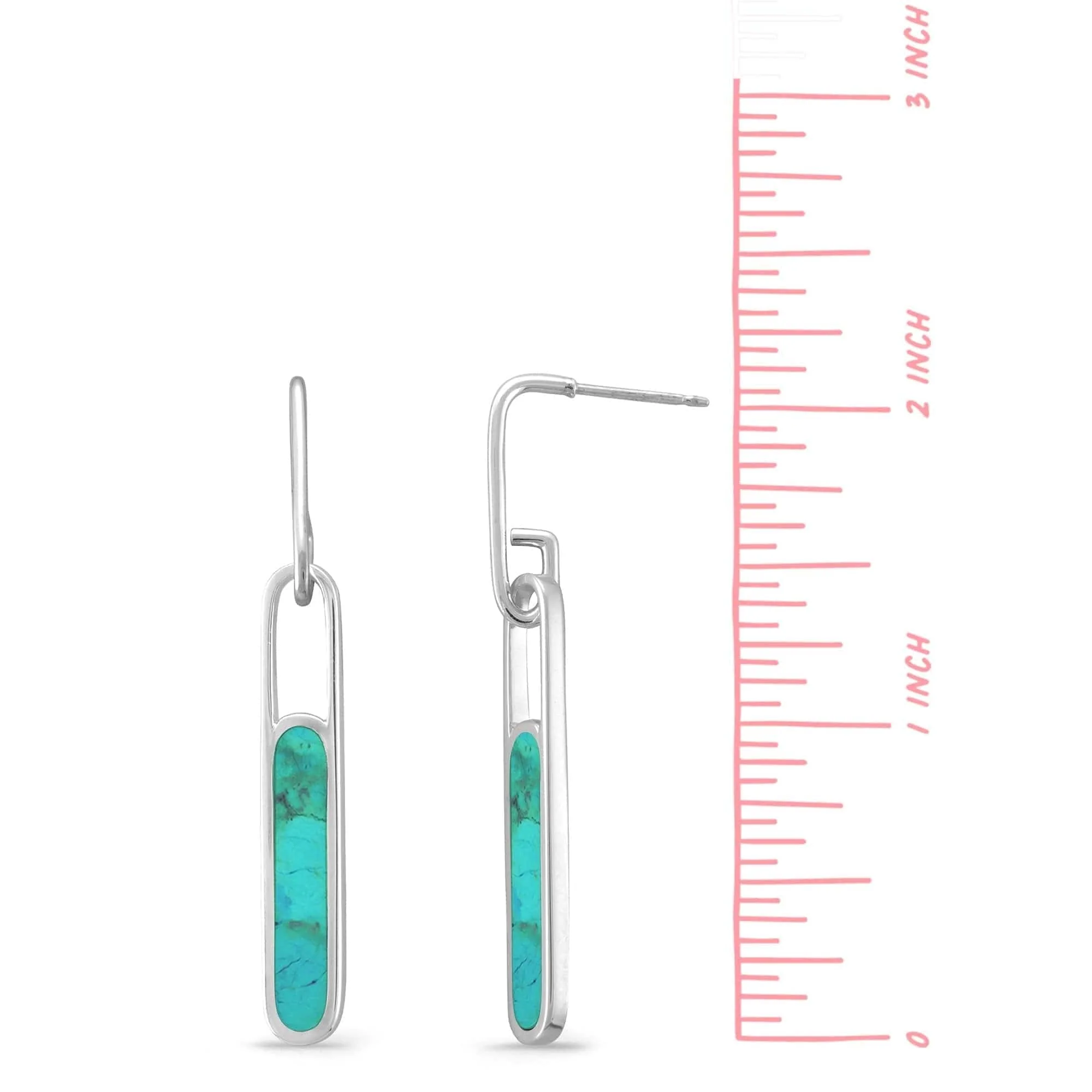 Alina Bezel Earrings with Stone - Image 7
